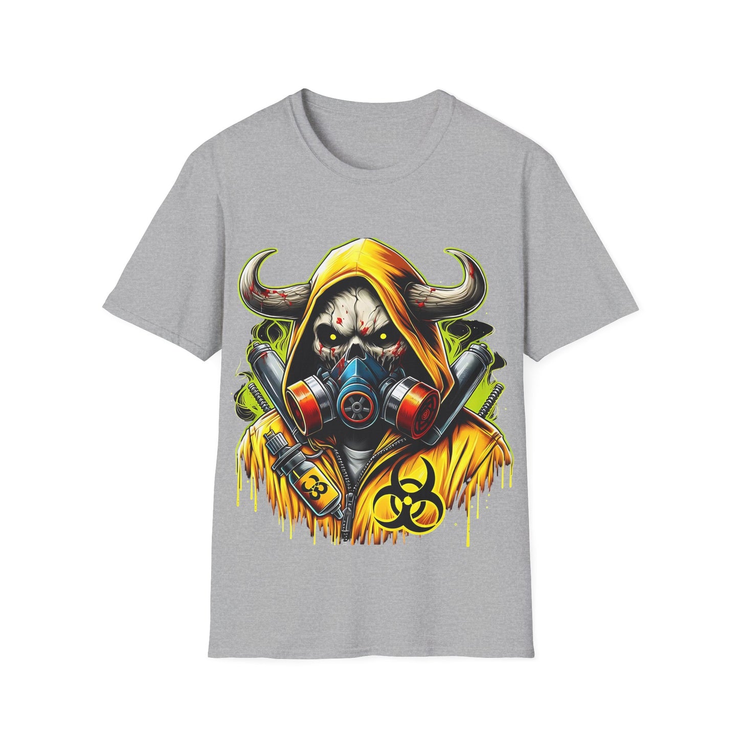 Urban Graphic Tee for Adrenaline Seekers, Cool Casual Wear, Street Style T-Shirt, Colorful Art Shirt, Gift for Gamers