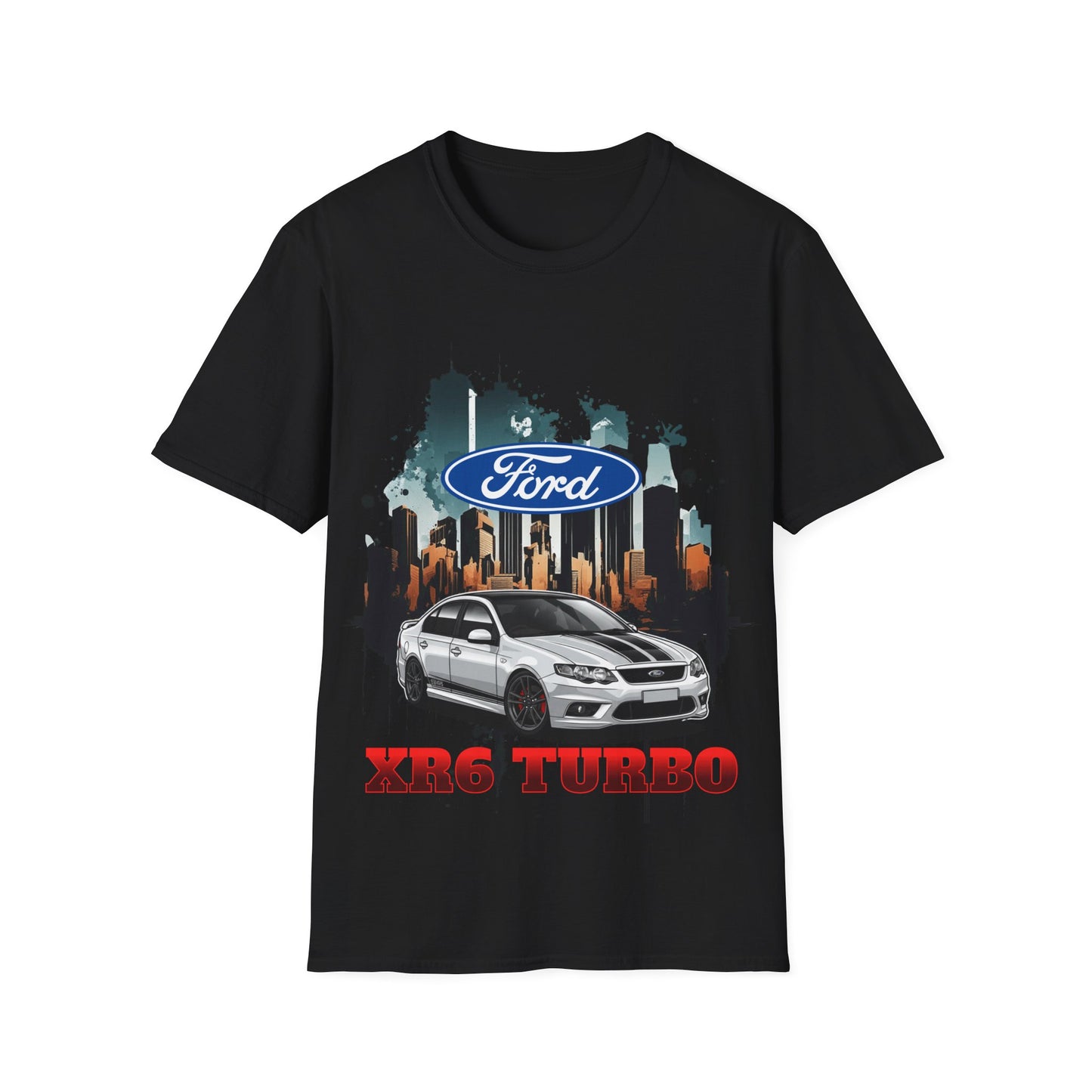 Ford XR6 Turbo Unisex Softstyle T-Shirt, Car Enthusiast garage Tee,
