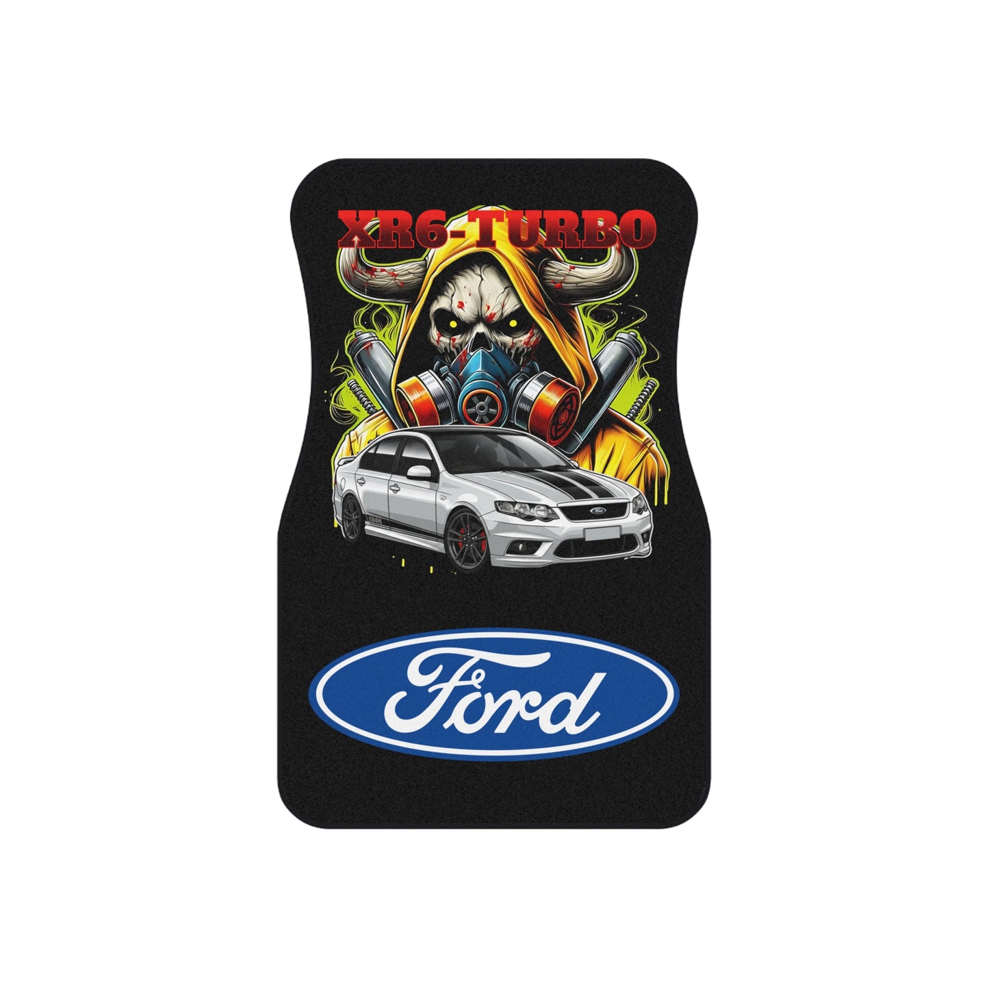 Cool Ford Car Mats - Edgy Auto Accessories for Car Enthusiasts, Custom Floor Mats, Unique Car Gifts,Garage style Stylish Auto Decor, Turbo Car Gear