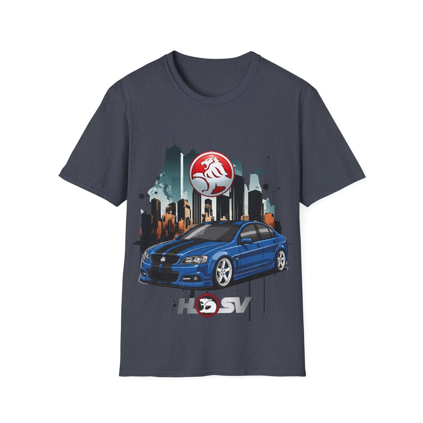 hsv commodore blue unisex tee garage urban style t shirt