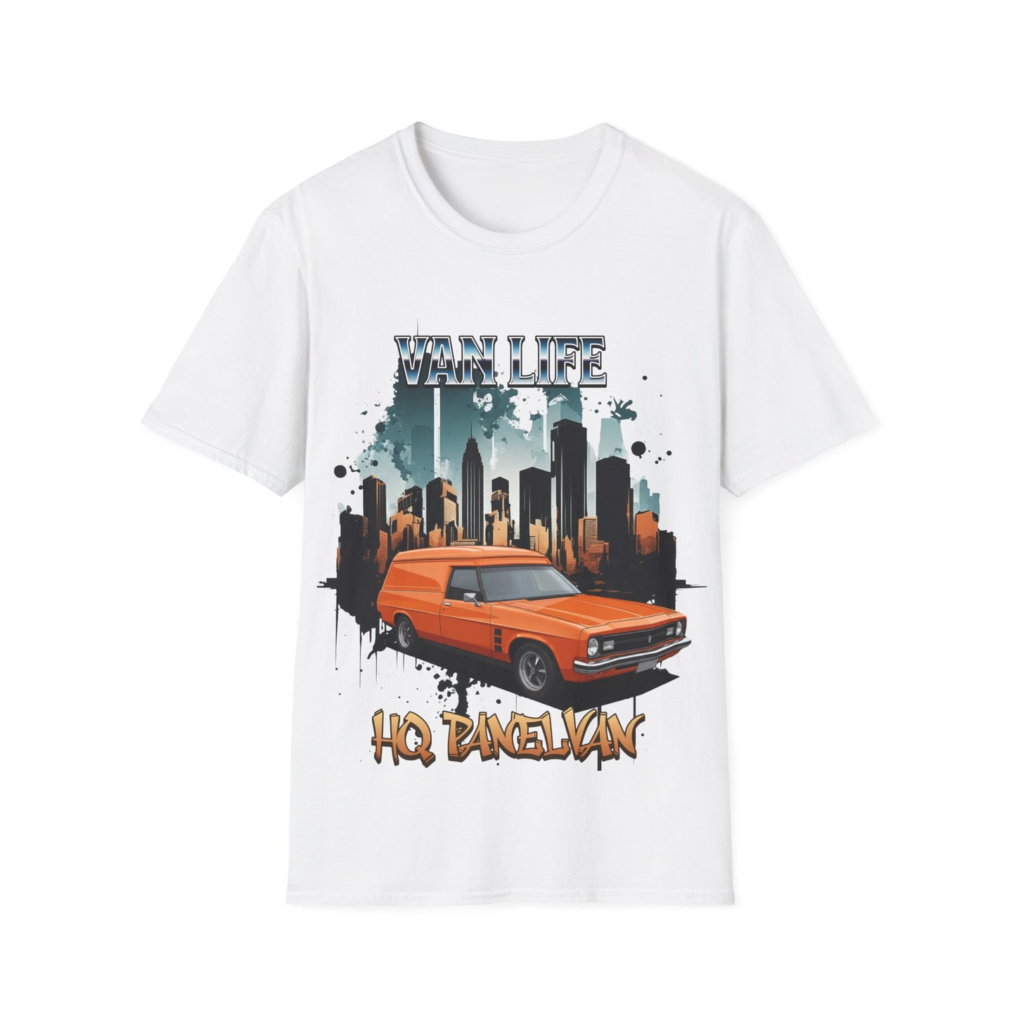 van life hq panel van / garage style Unisex Softstyle T-Shirt