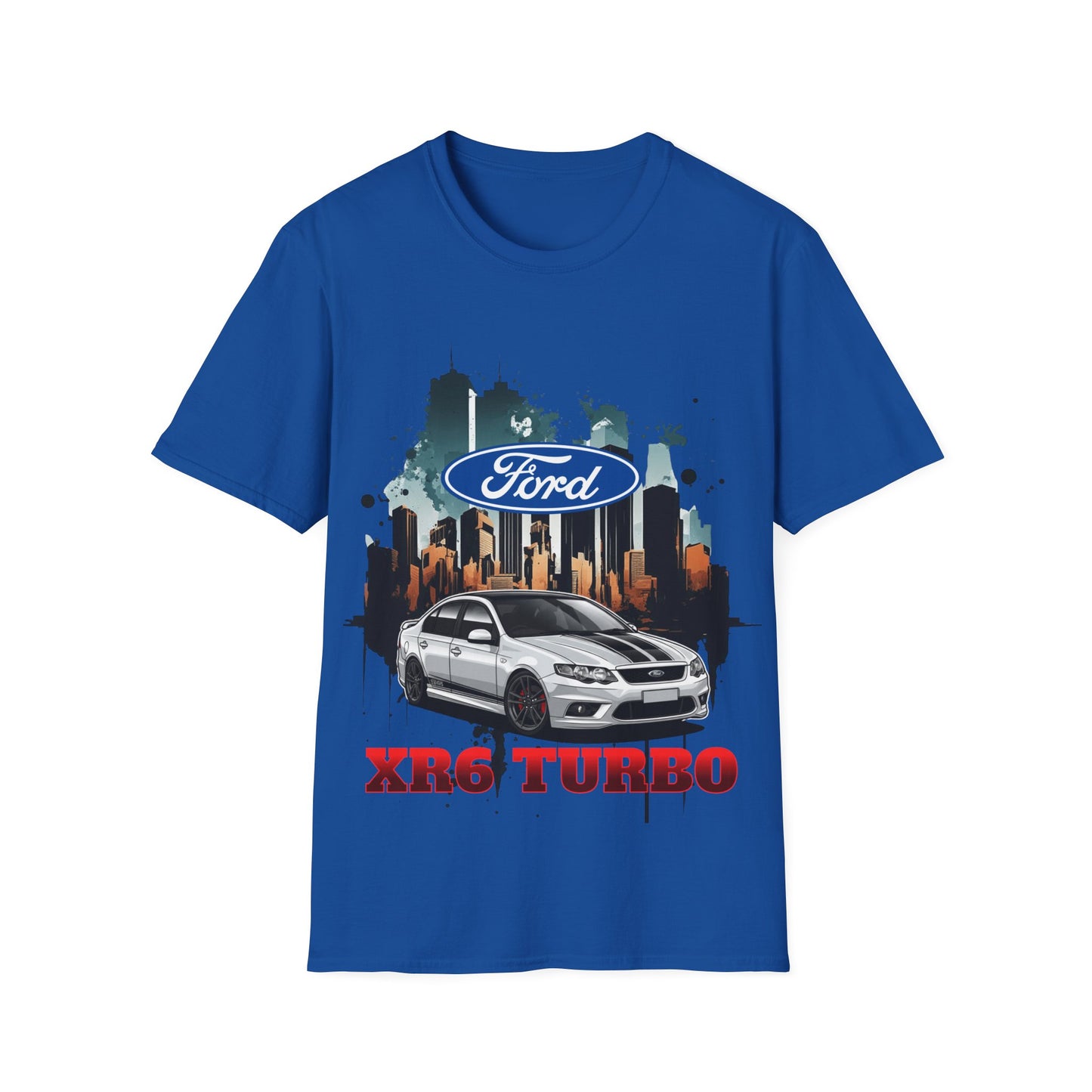 Ford XR6 Turbo Unisex Softstyle T-Shirt, Car Enthusiast garage Tee,