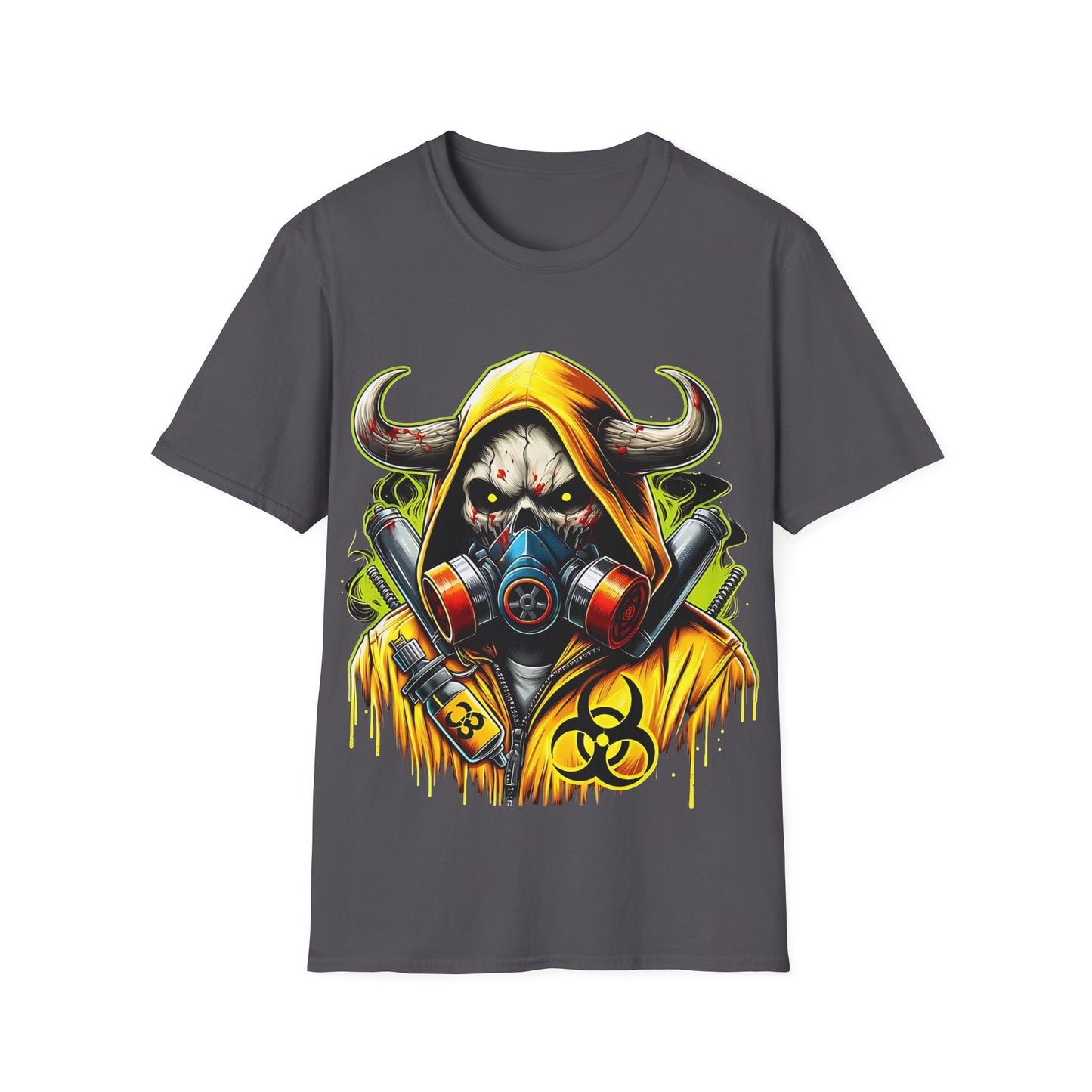 Urban Graphic Tee for Adrenaline Seekers, Cool Casual Wear, Street Style T-Shirt, Colorful Art Shirt, Gift for Gamers
