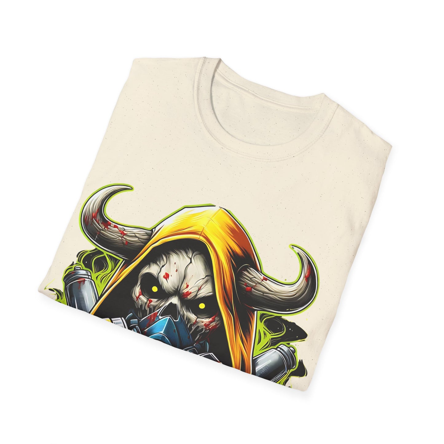 Urban Graphic Tee for Adrenaline Seekers, Cool Casual Wear, Street Style T-Shirt, Colorful Art Shirt, Gift for Gamers