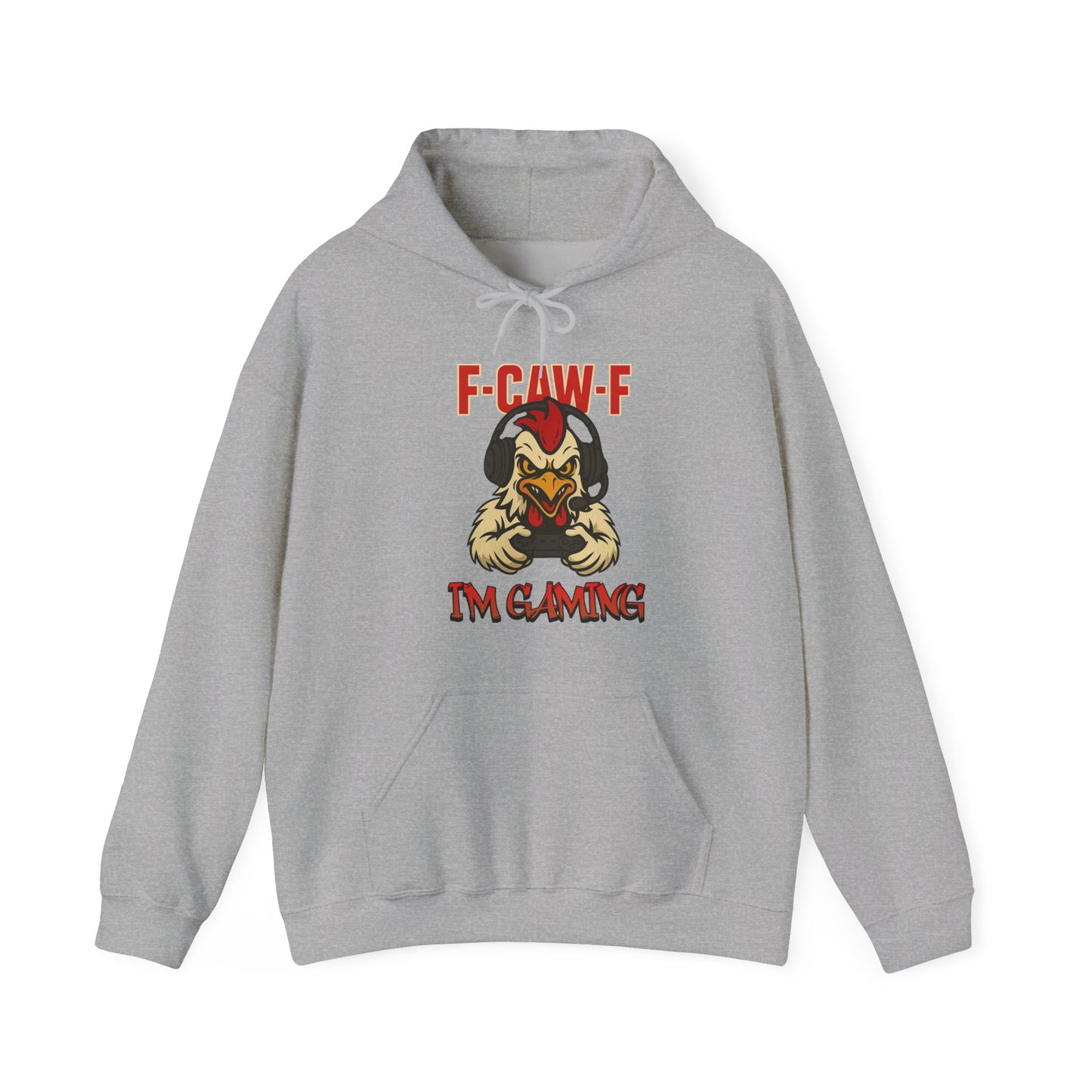 Gaming-Inspired Unisex Hoodie, F-Caw-F Design