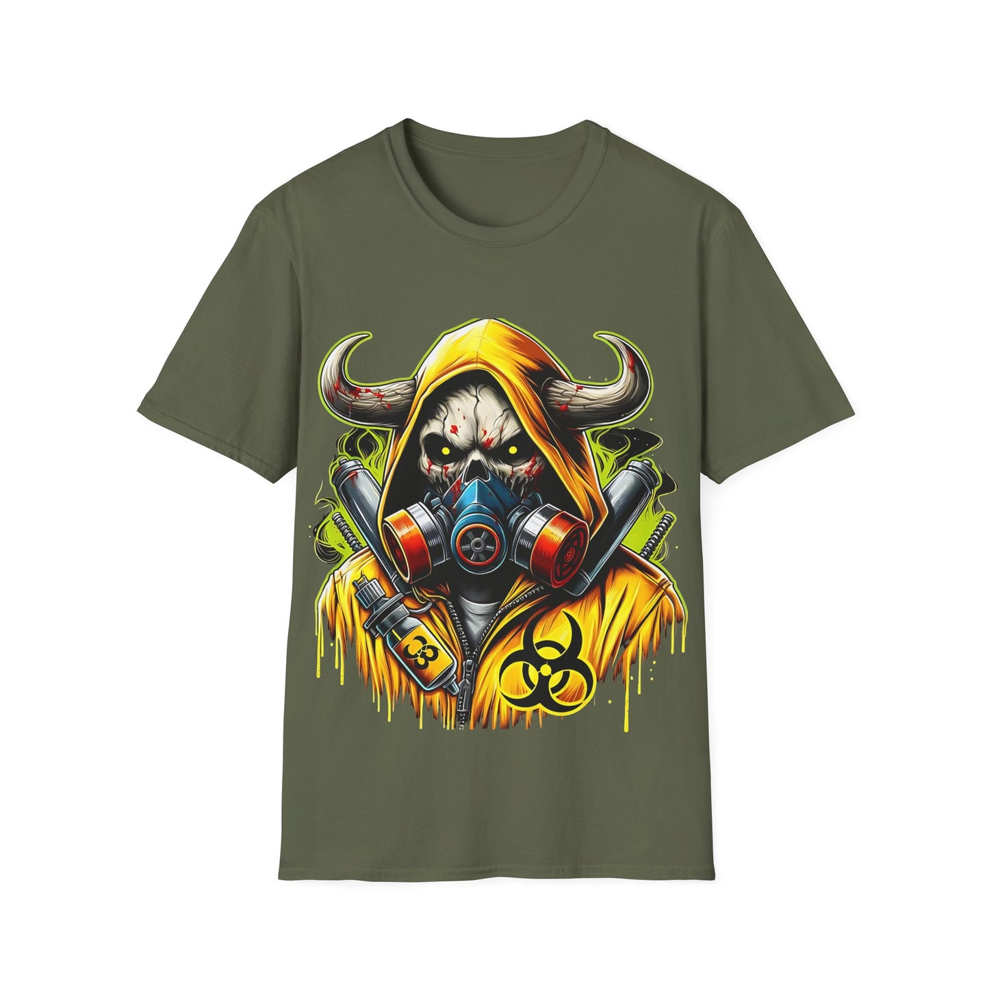 Urban Graphic Tee for Adrenaline Seekers, Cool Casual Wear, Street Style T-Shirt, Colorful Art Shirt, Gift for Gamers