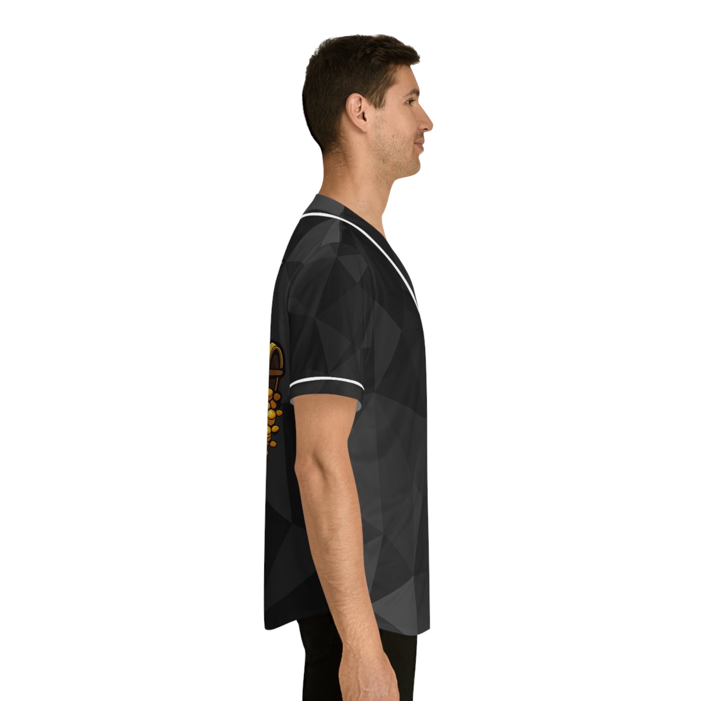 Loot Goblin Gamer Men's Baseball Jersey Retro Gaming Jersey