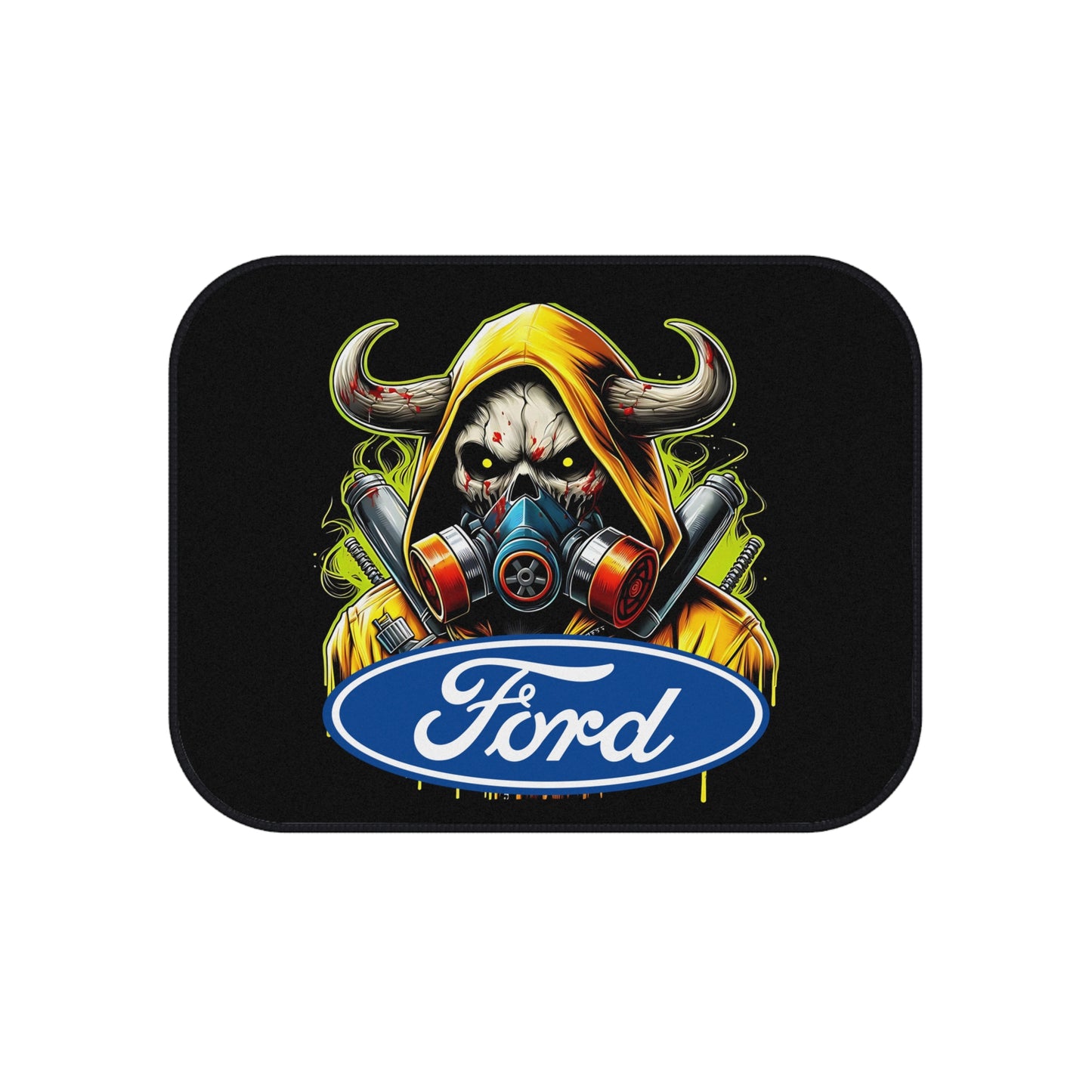 Cool Ford Car Mats - Edgy Auto Accessories for Car Enthusiasts, Custom Floor Mats, Unique Car Gifts,Garage style Stylish Auto Decor, Turbo Car Gear