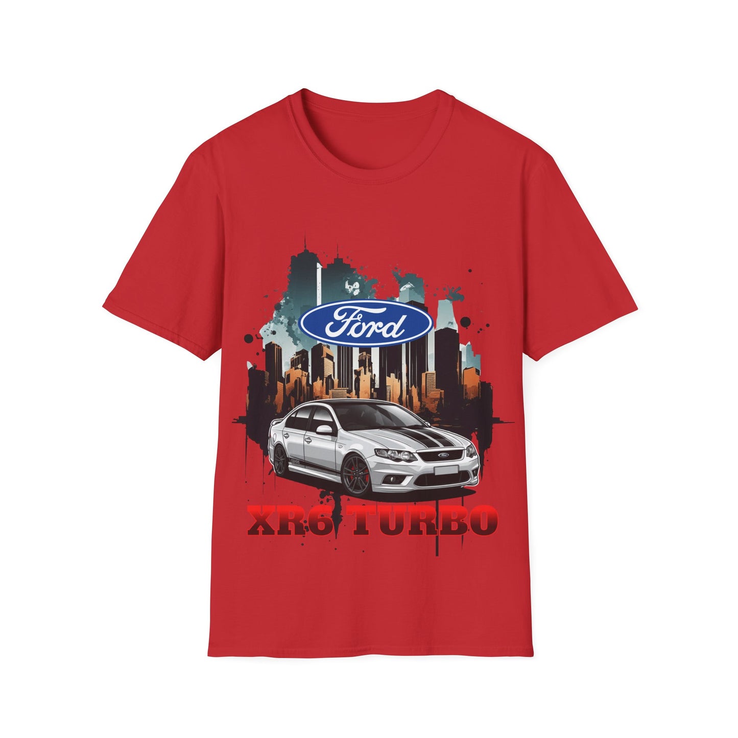 Ford XR6 Turbo Unisex Softstyle T-Shirt, Car Enthusiast garage Tee,