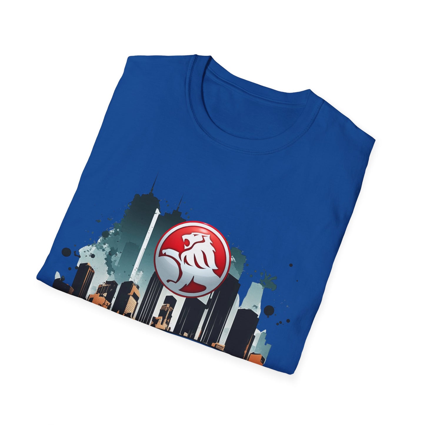 hsv commodore blue garage style tee unisex