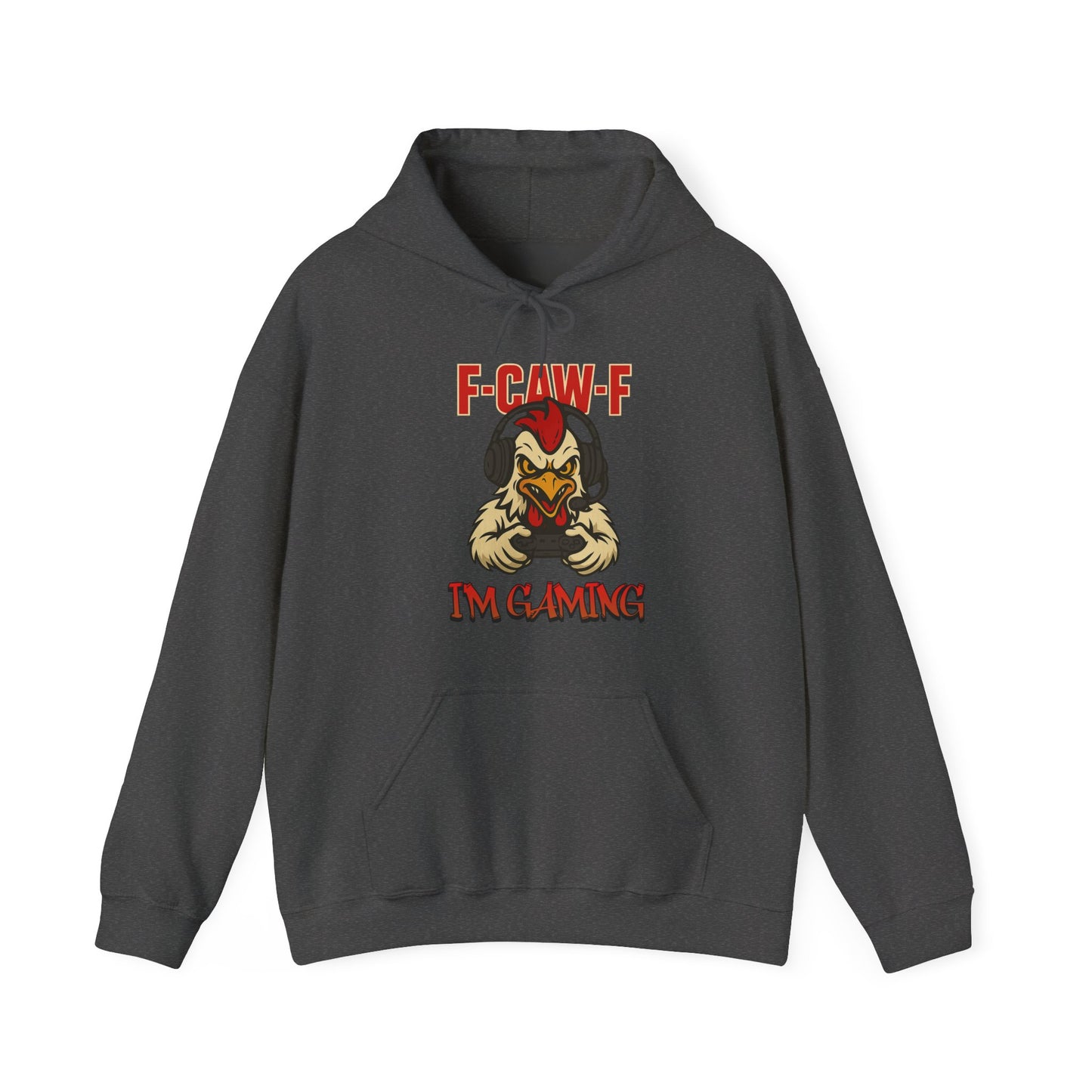Gaming-Inspired Unisex Hoodie, F-Caw-F Design