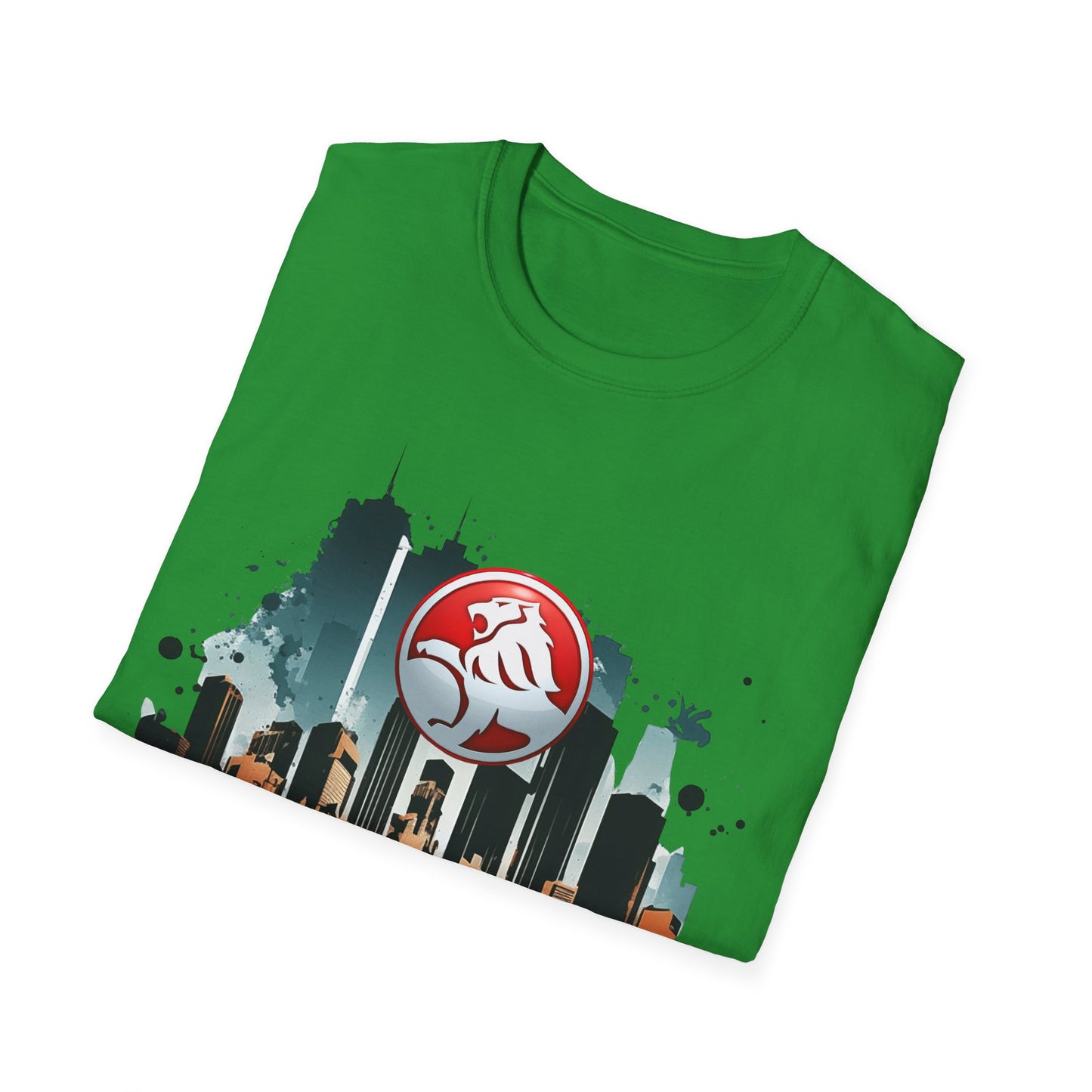 red hsv commodore garage style unisex soft tee