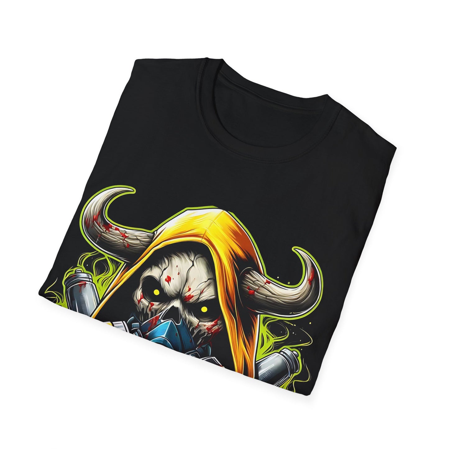 Urban Graphic Tee for Adrenaline Seekers, Cool Casual Wear, Street Style T-Shirt, Colorful Art Shirt, Gift for Gamers