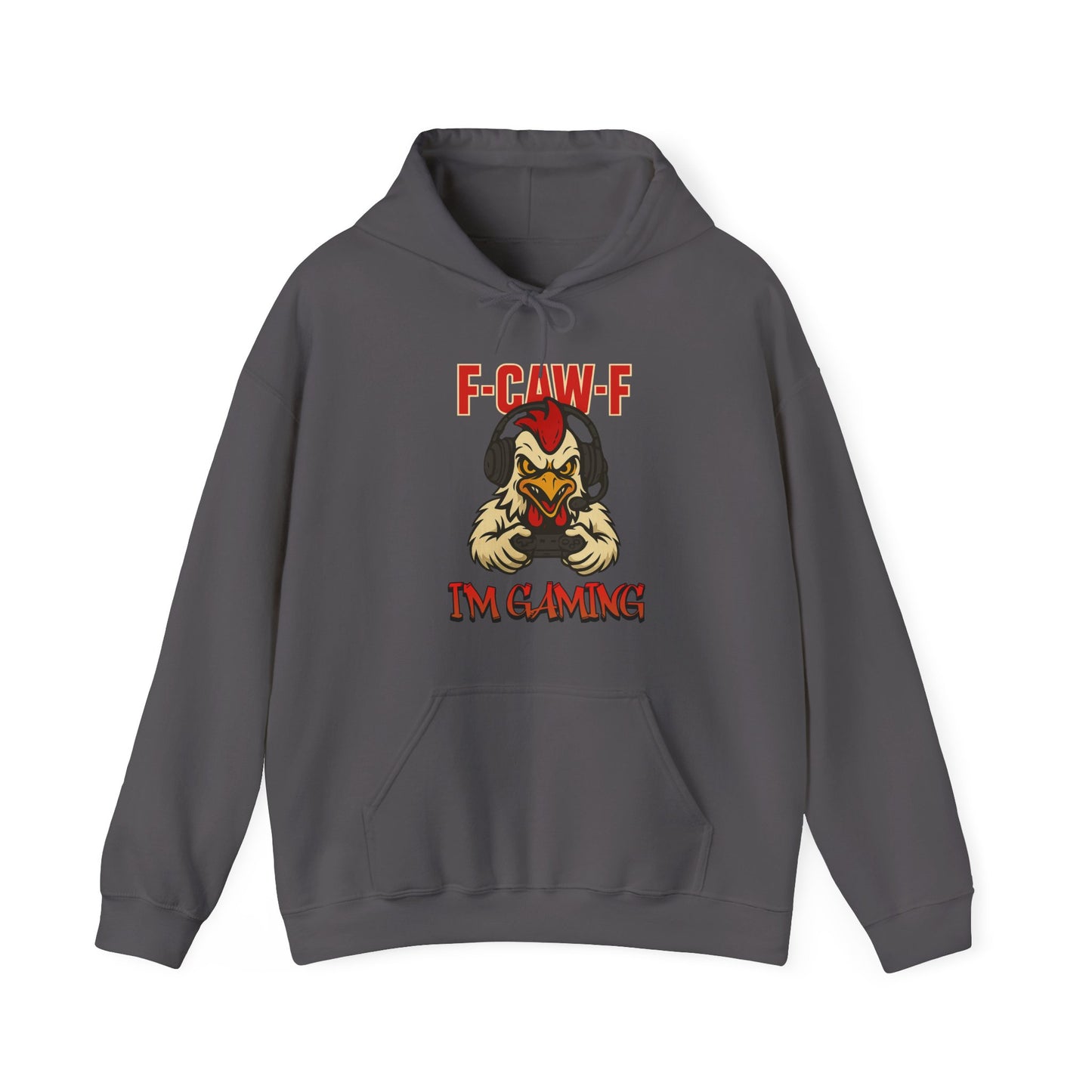 Gaming-Inspired Unisex Hoodie, F-Caw-F Design