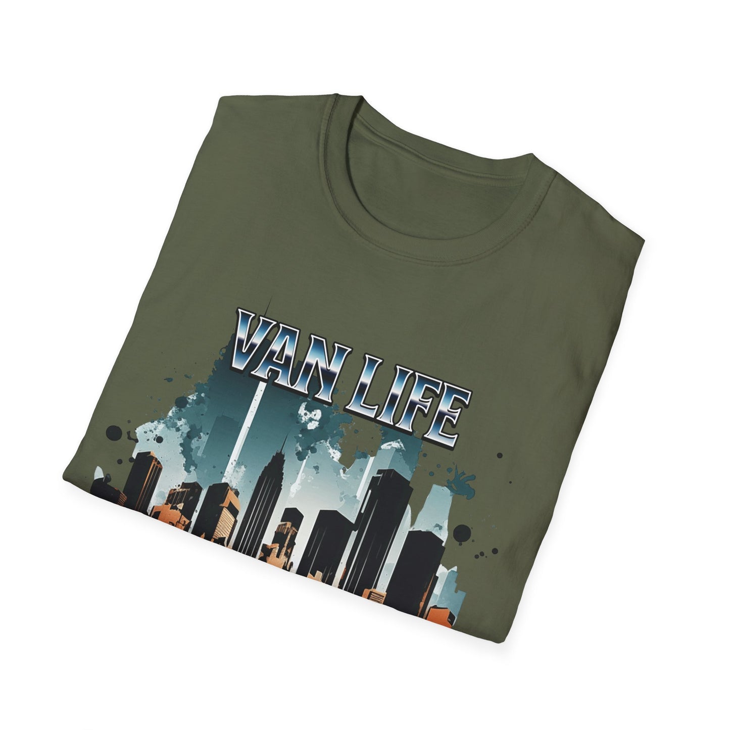 van life hq panel van / garage style Unisex Softstyle T-Shirt
