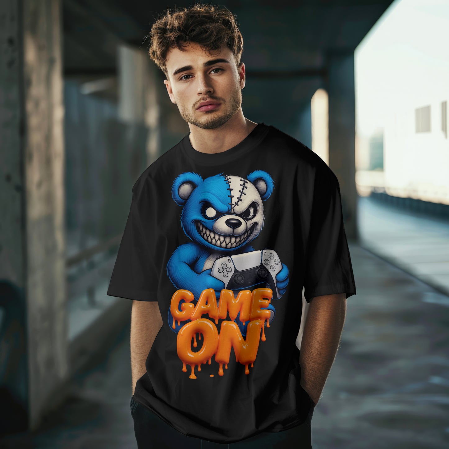 ps5 Gaming Bear T-Shirt | Unisex Graphic Tee for Gamers