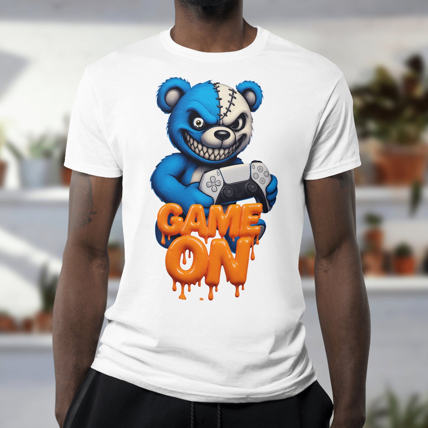 ps5 Gaming Bear T-Shirt | Unisex Graphic Tee for Gamers