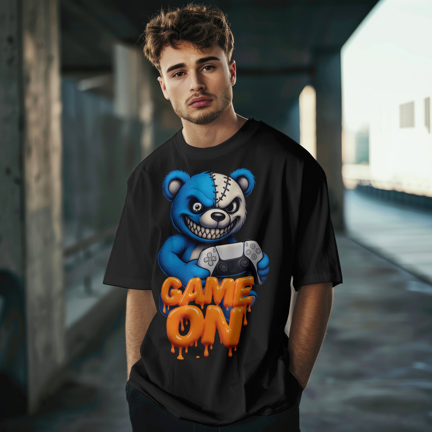 ps5 Gaming Bear T-Shirt | Unisex Graphic Tee for Gamers