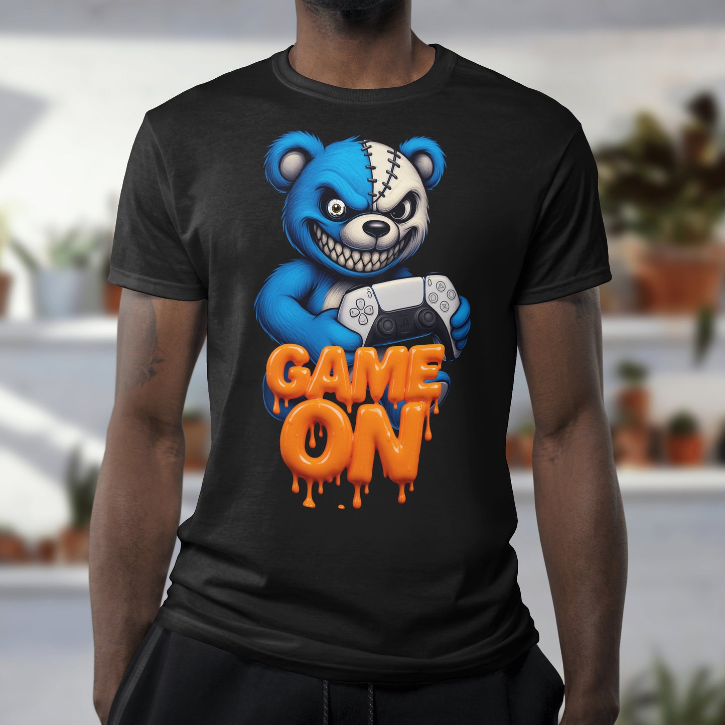 ps5 Gaming Bear T-Shirt | Unisex Graphic Tee for Gamers