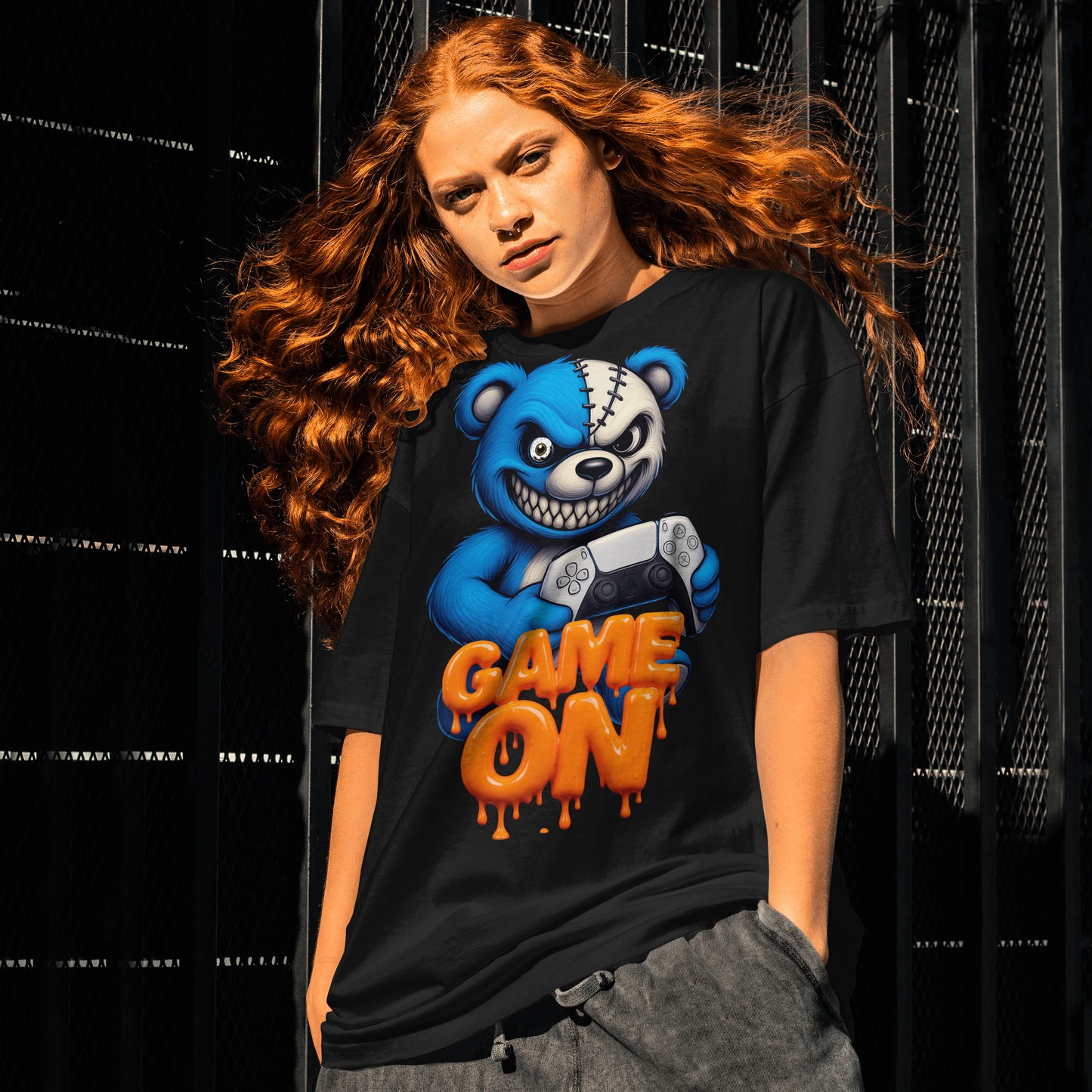 ps5 Gaming Bear T-Shirt | Unisex Graphic Tee for Gamers