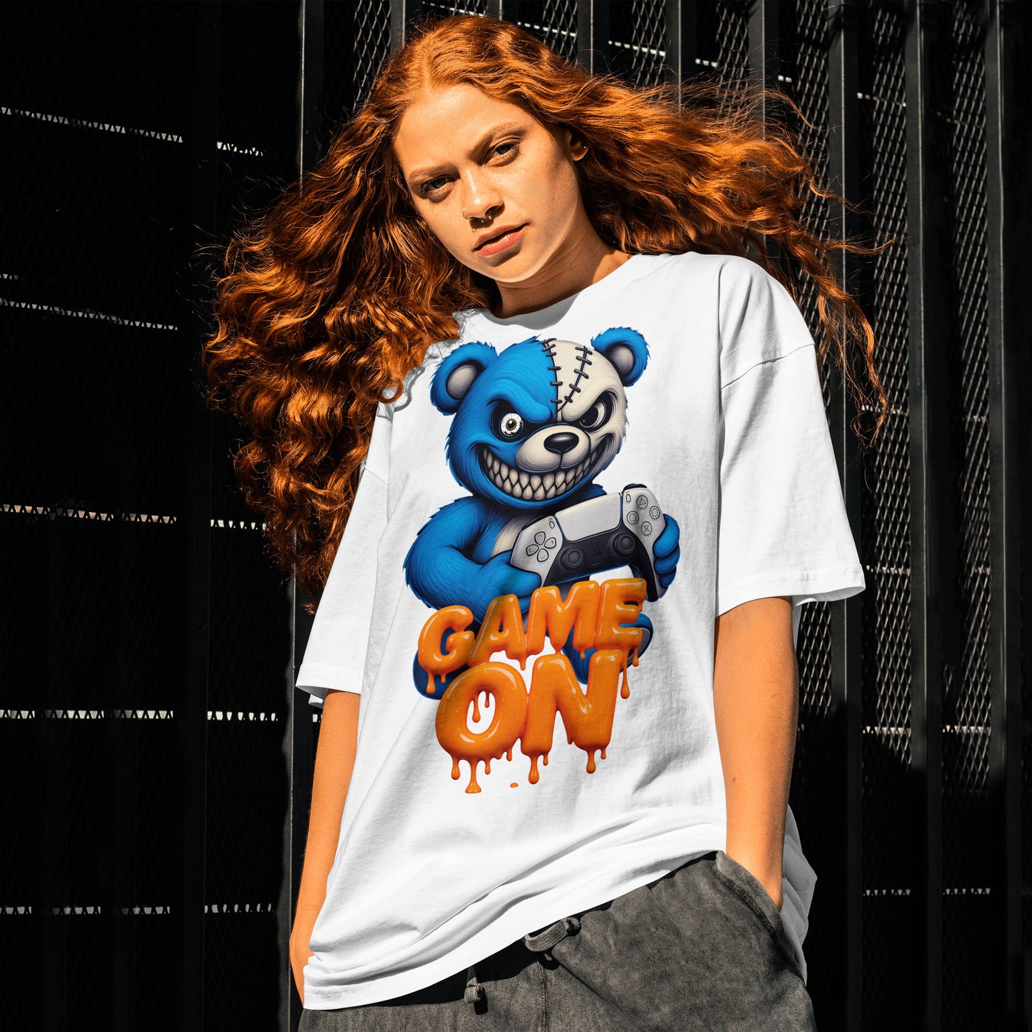 ps5 Gaming Bear T-Shirt | Unisex Graphic Tee for Gamers