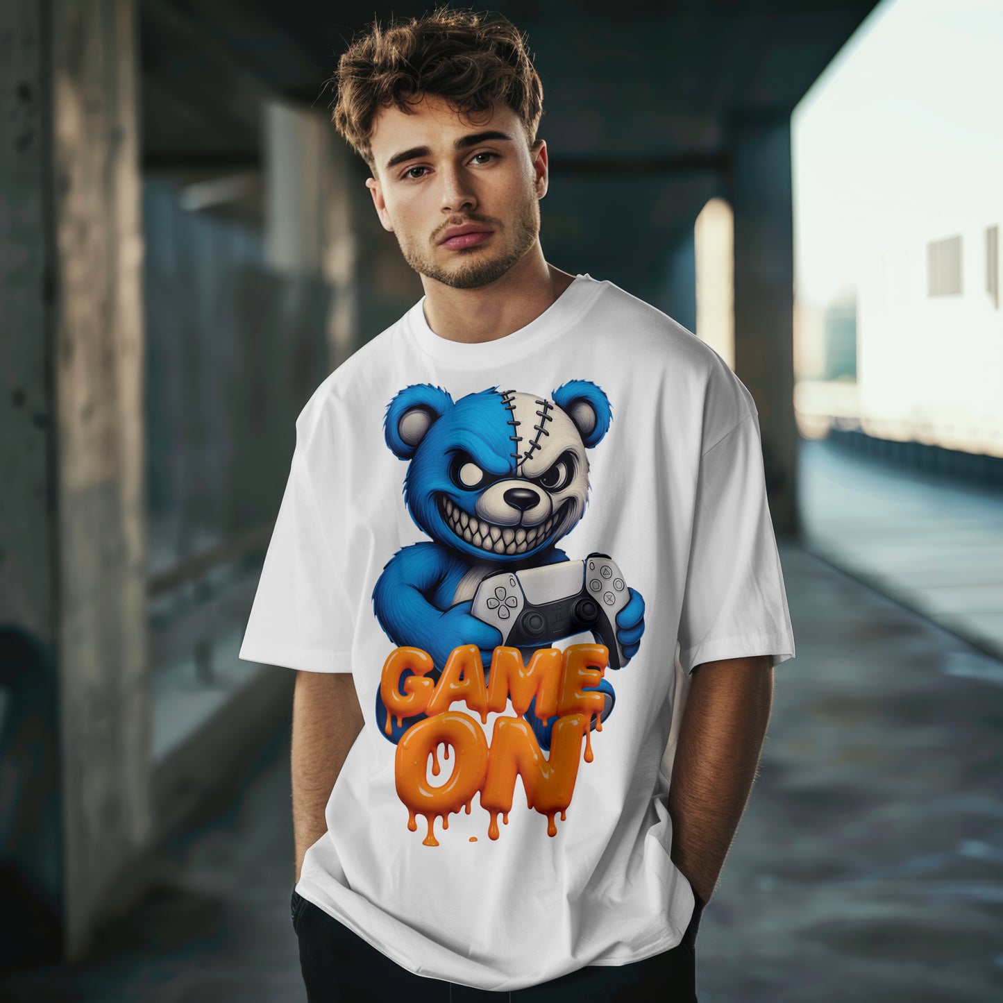 ps5 Gaming Bear T-Shirt | Unisex Graphic Tee for Gamers