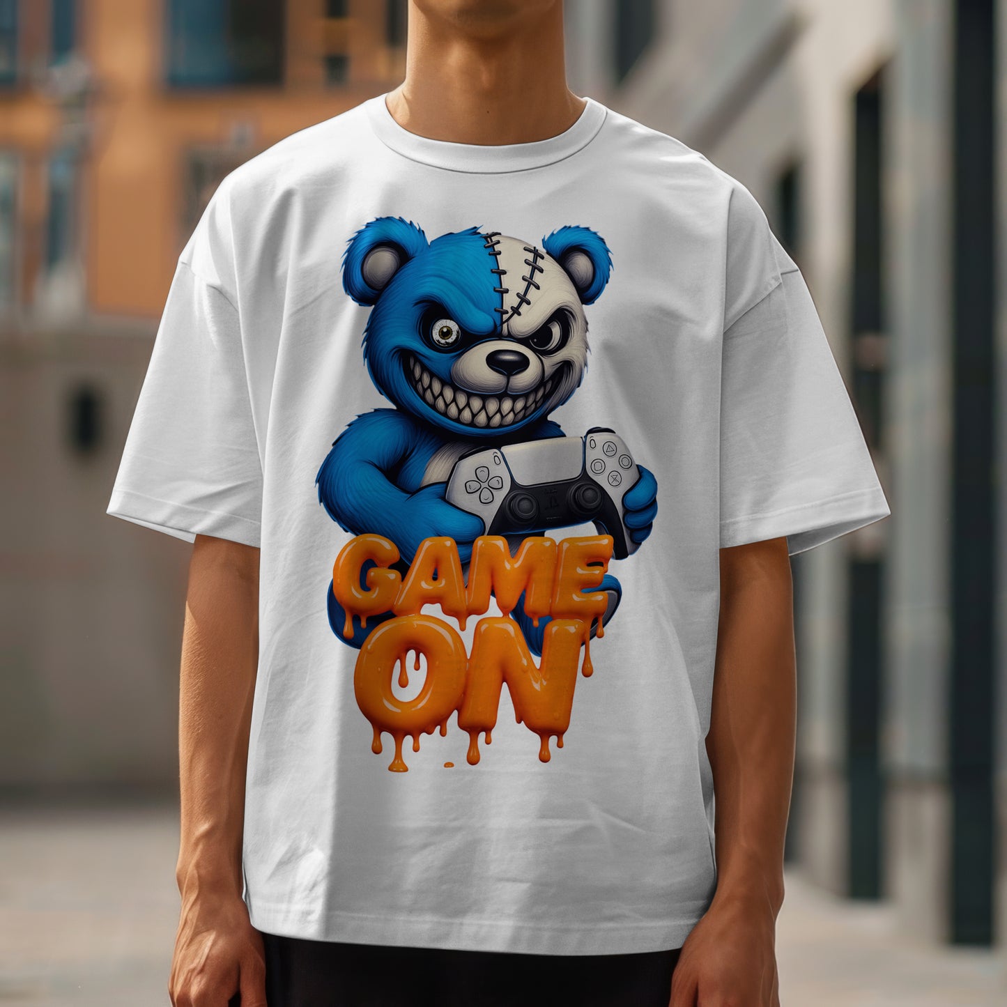 ps5 Gaming Bear T-Shirt | Unisex Graphic Tee for Gamers