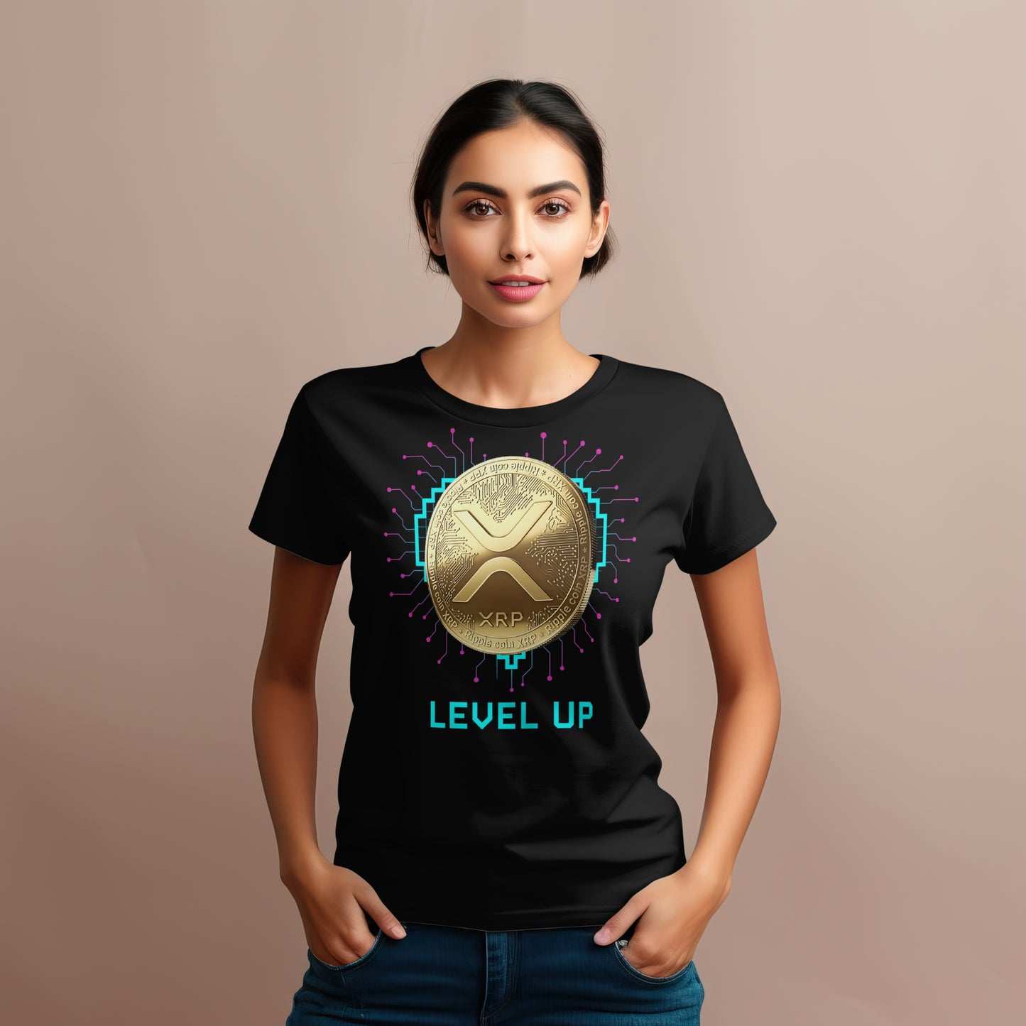 Crypto Level Up T-Shirt | Unisex Softstyle Tee