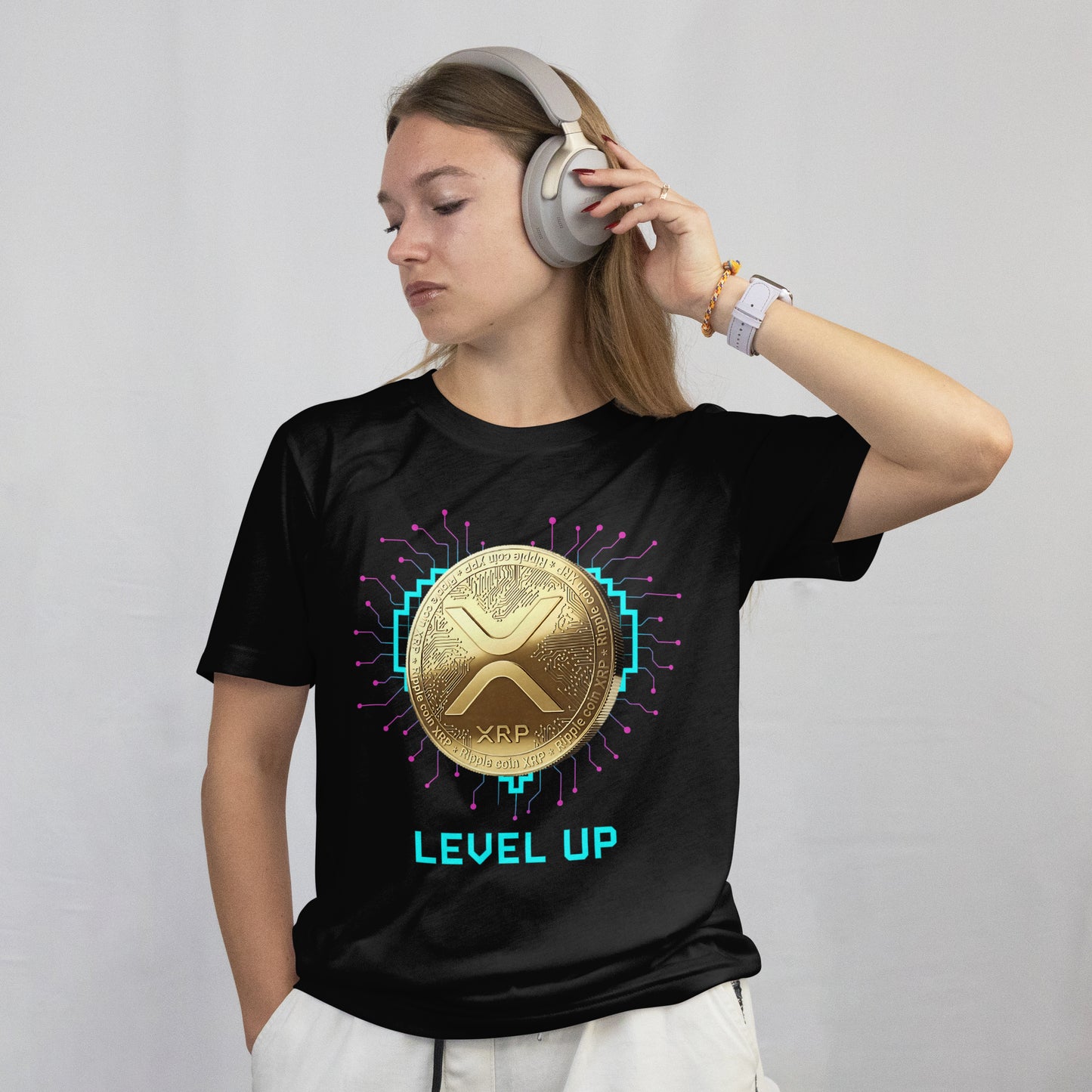 Crypto Level Up T-Shirt | Unisex Softstyle Tee