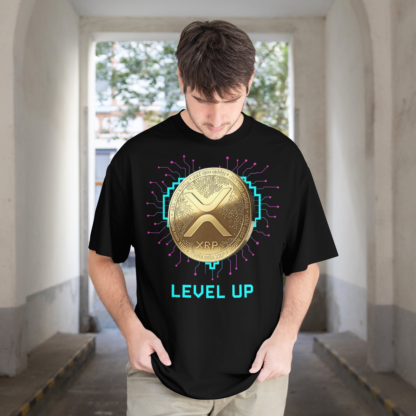Crypto Level Up T-Shirt | Unisex Softstyle Tee