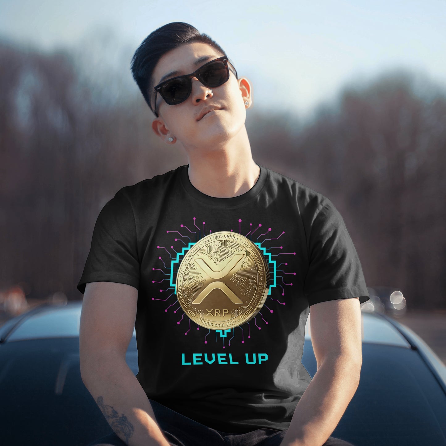 Crypto Level Up T-Shirt | Unisex Softstyle Tee