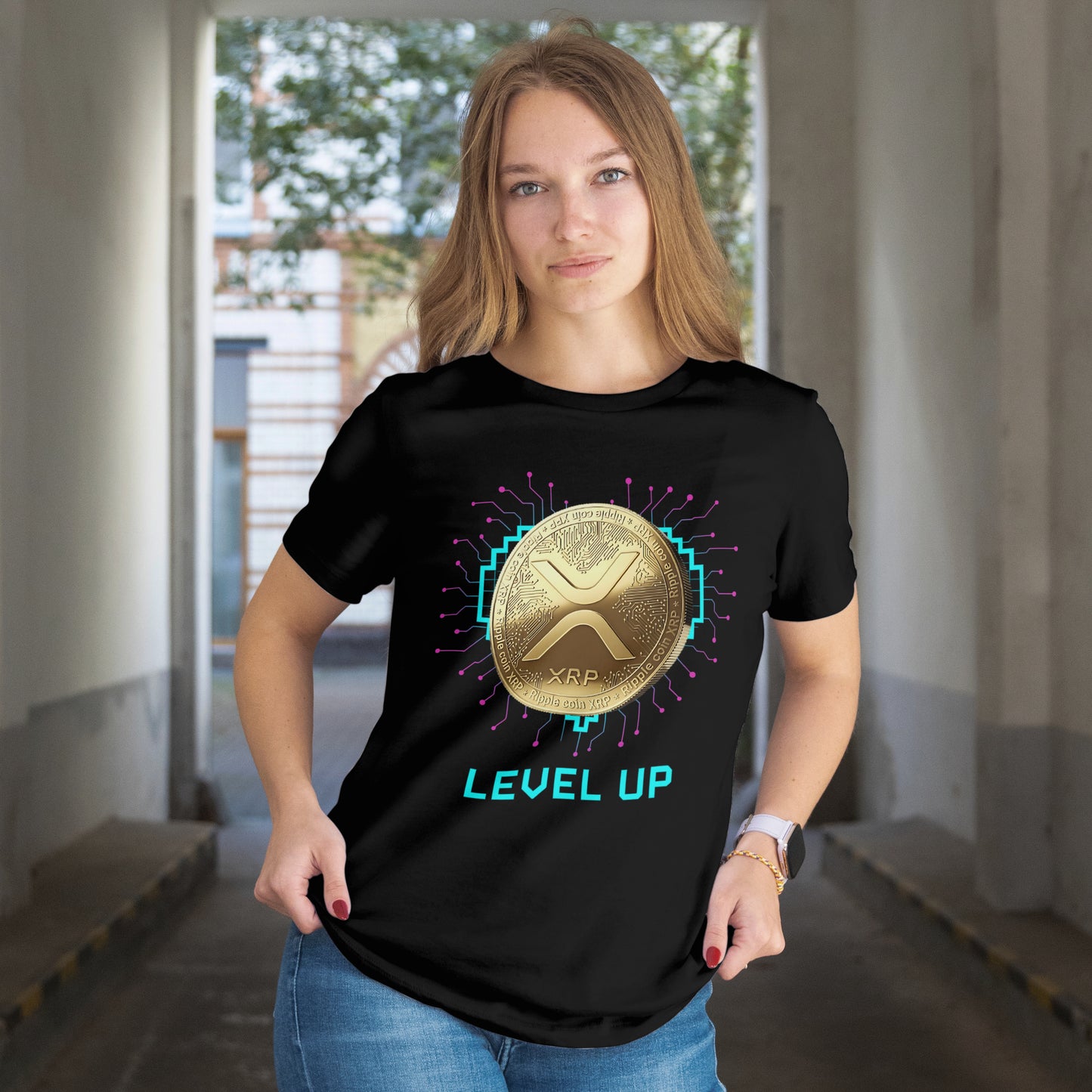 Crypto Level Up T-Shirt | Unisex Softstyle Tee