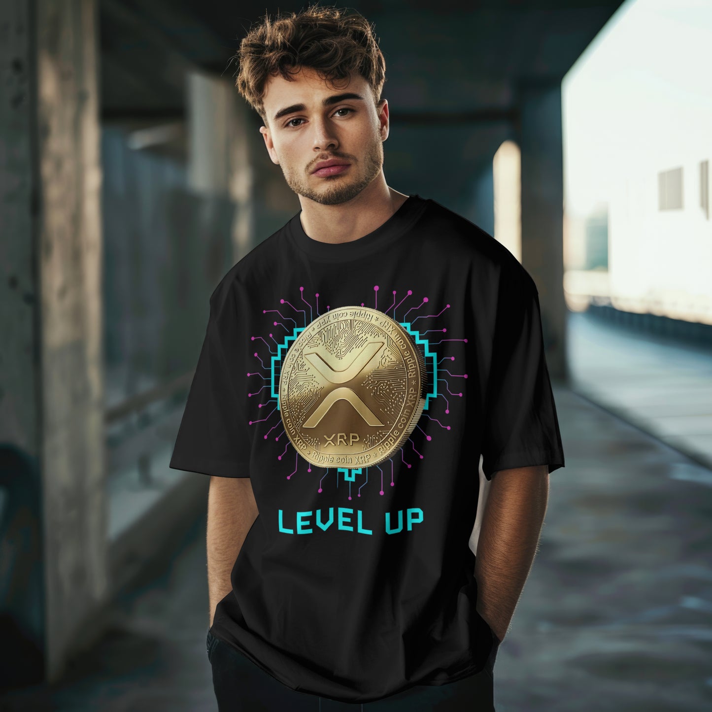 Crypto Level Up T-Shirt | Unisex Softstyle Tee