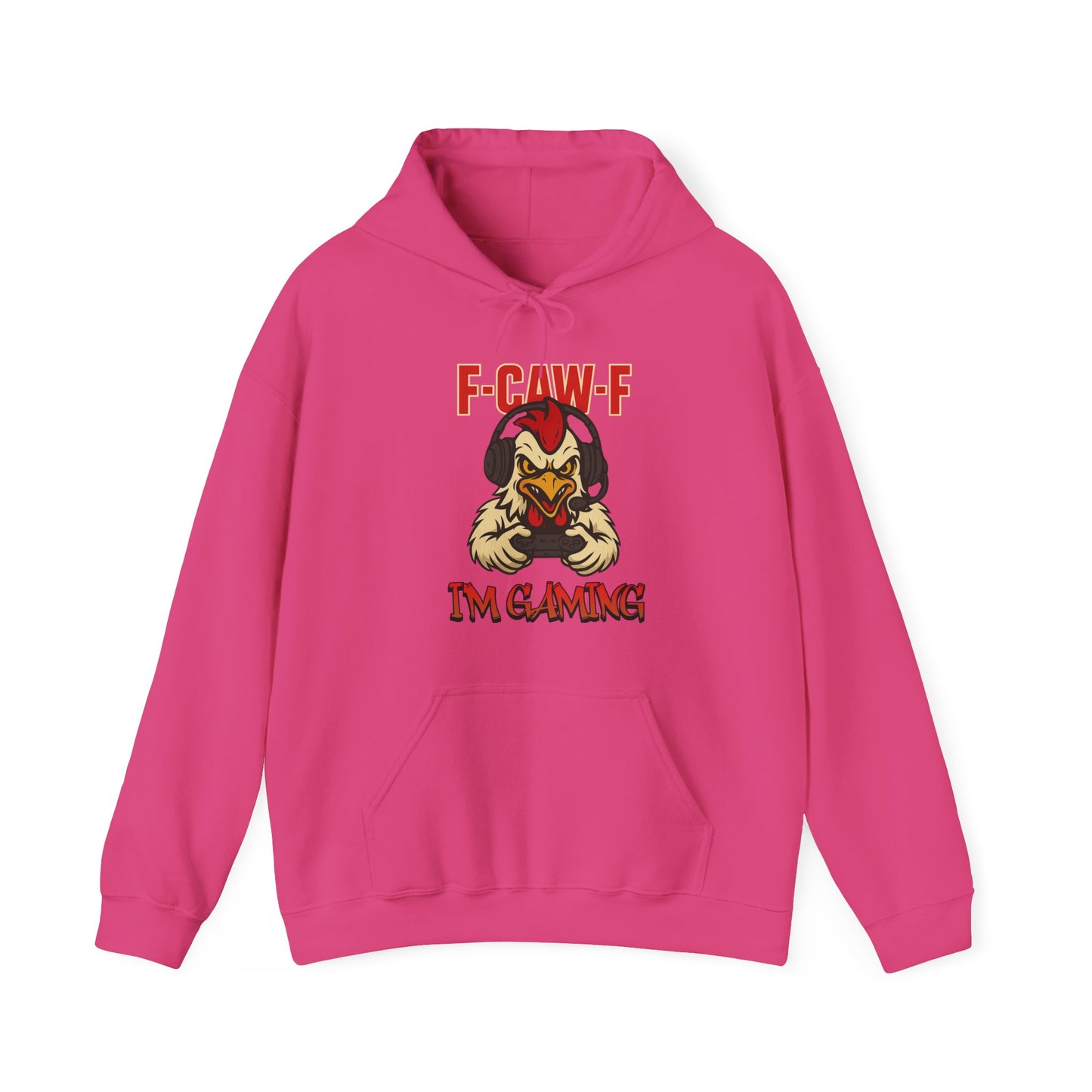Gaming-Inspired Unisex Hoodie, F-Caw-F Design