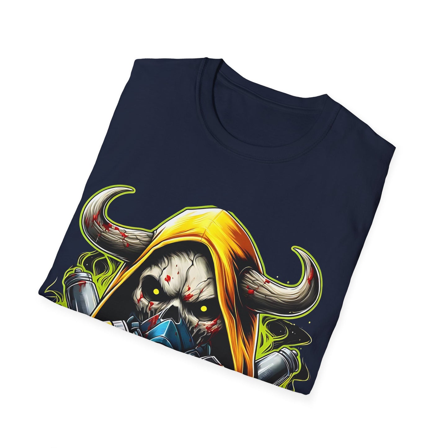 Urban Graphic Tee for Adrenaline Seekers, Cool Casual Wear, Street Style T-Shirt, Colorful Art Shirt, Gift for Gamers