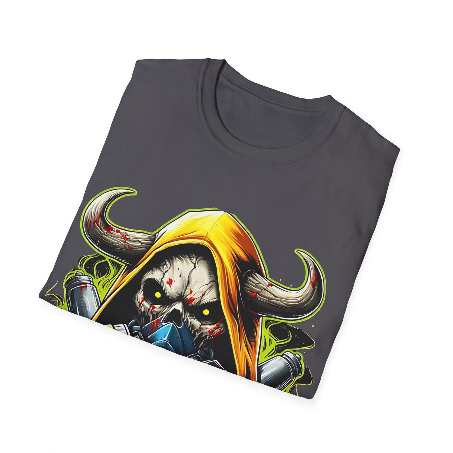 Urban Graphic Tee for Adrenaline Seekers, Cool Casual Wear, Street Style T-Shirt, Colorful Art Shirt, Gift for Gamers