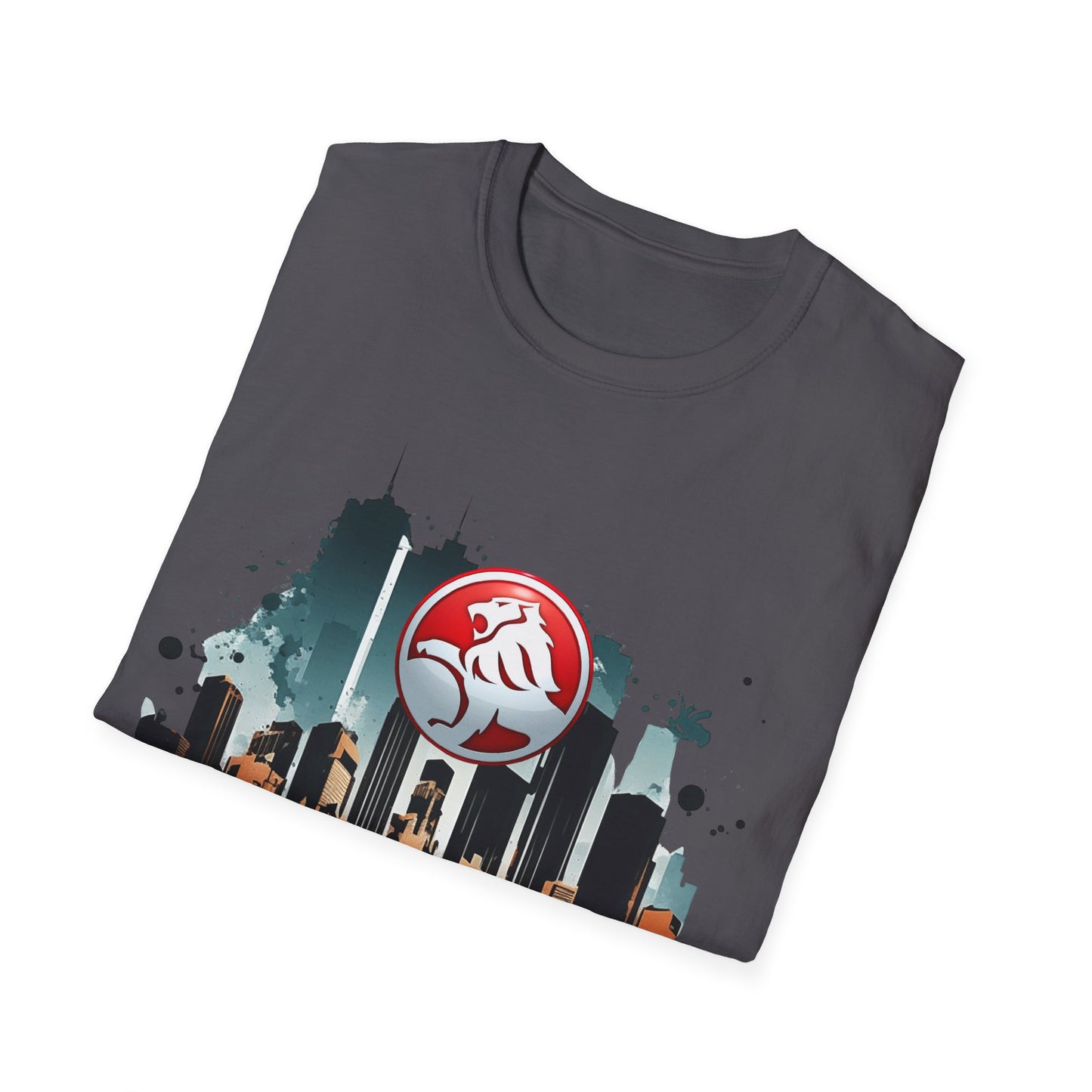 red hsv commodore garage style unisex soft tee