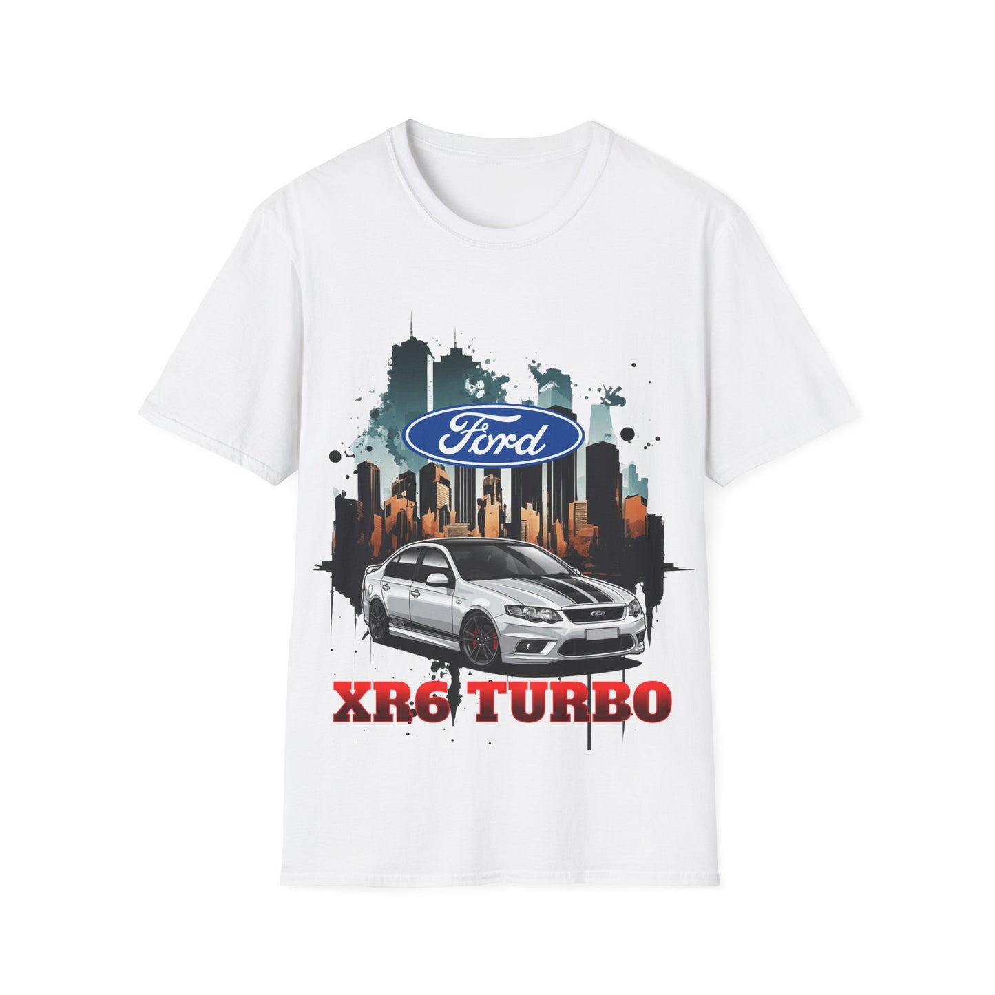 Ford XR6 Turbo Unisex Softstyle T-Shirt, Car Enthusiast garage Tee,