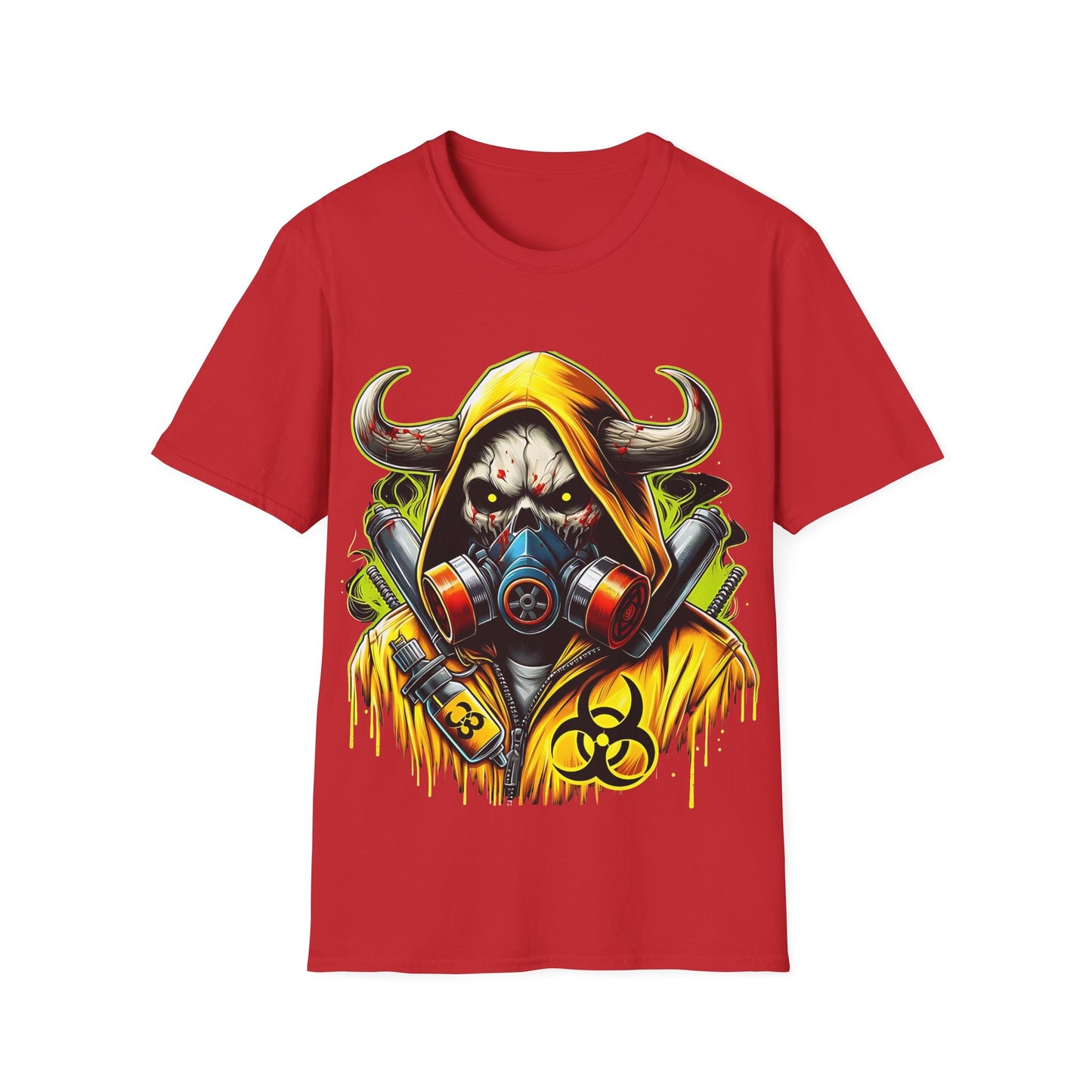 Urban Graphic Tee for Adrenaline Seekers, Cool Casual Wear, Street Style T-Shirt, Colorful Art Shirt, Gift for Gamers