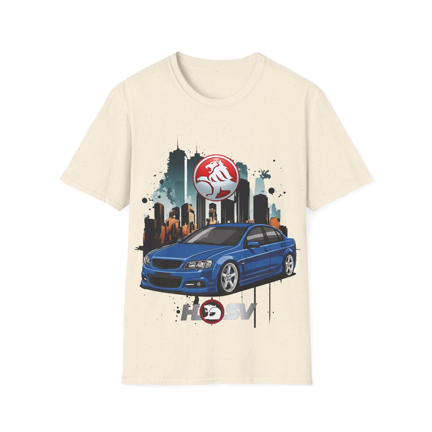 hsv commodore blue garage style tee unisex