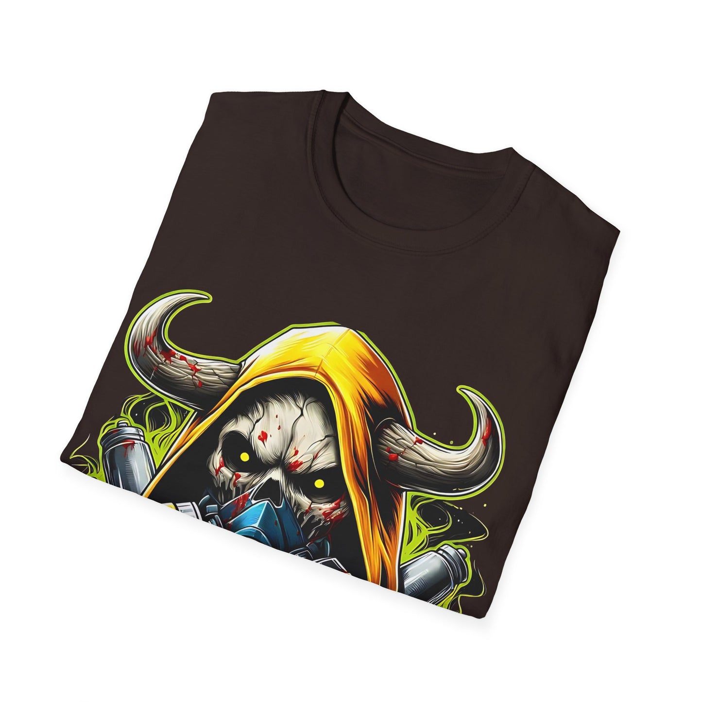 Urban Graphic Tee for Adrenaline Seekers, Cool Casual Wear, Street Style T-Shirt, Colorful Art Shirt, Gift for Gamers