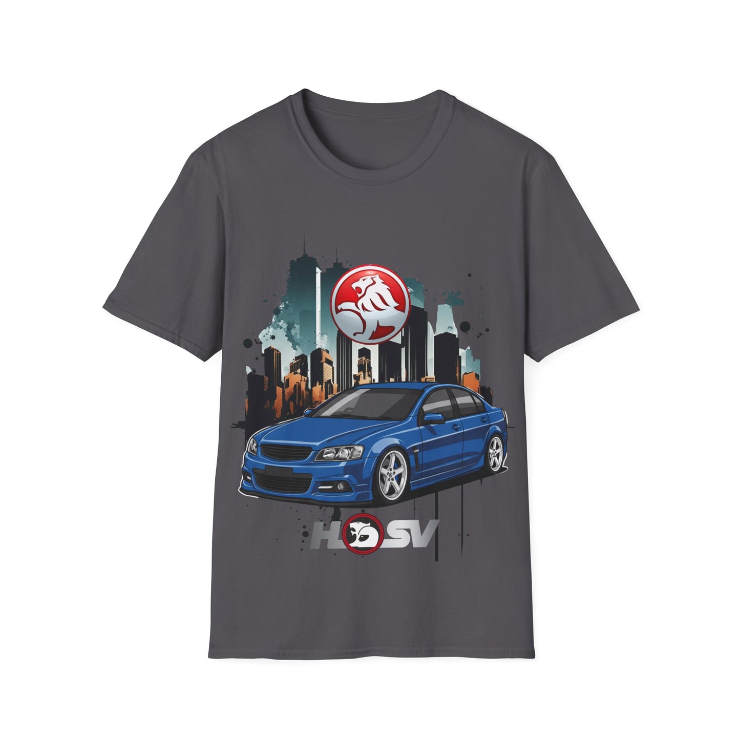 hsv commodore blue garage style tee unisex