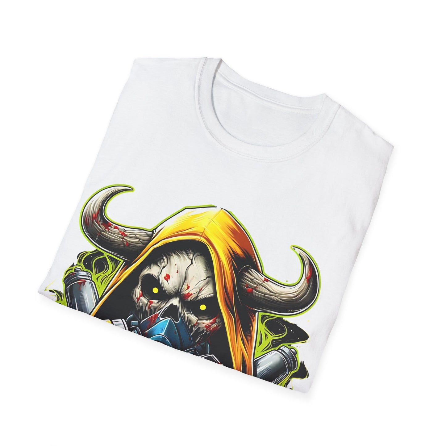 Urban Graphic Tee for Adrenaline Seekers, Cool Casual Wear, Street Style T-Shirt, Colorful Art Shirt, Gift for Gamers