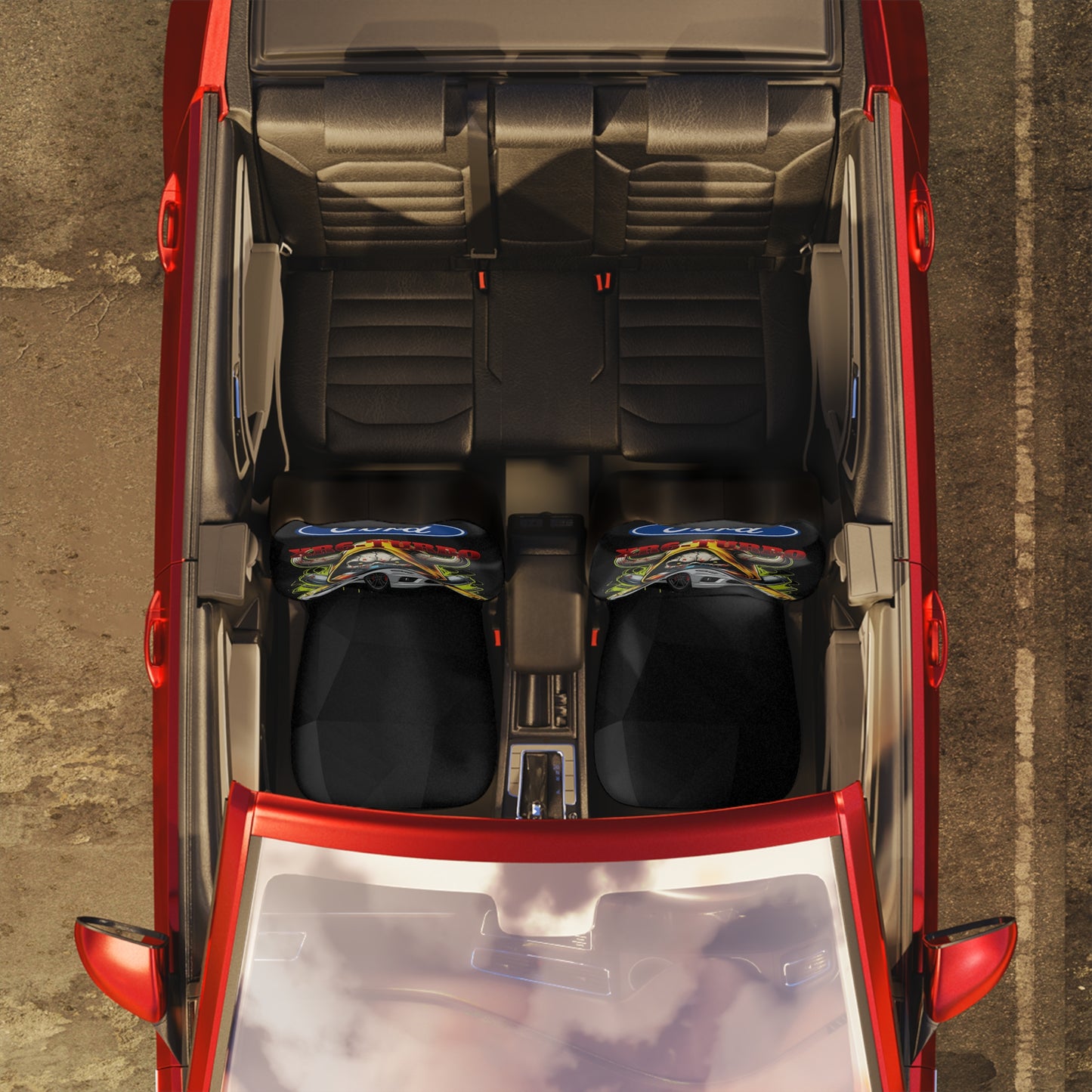 Ford XR6 Turbo Car Seat Covers, Auto Accessories, Gift for Car Enthusiasts, garage style Custom Seat Protectors