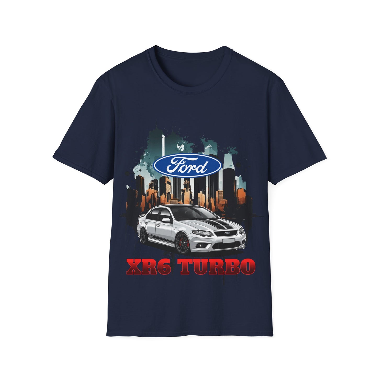 Ford XR6 Turbo Unisex Softstyle T-Shirt, Car Enthusiast garage Tee,
