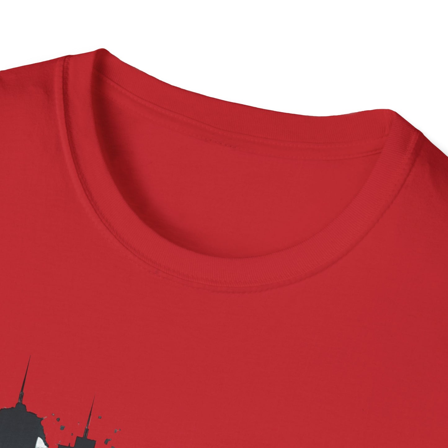 red hsv commodore garage style unisex soft tee