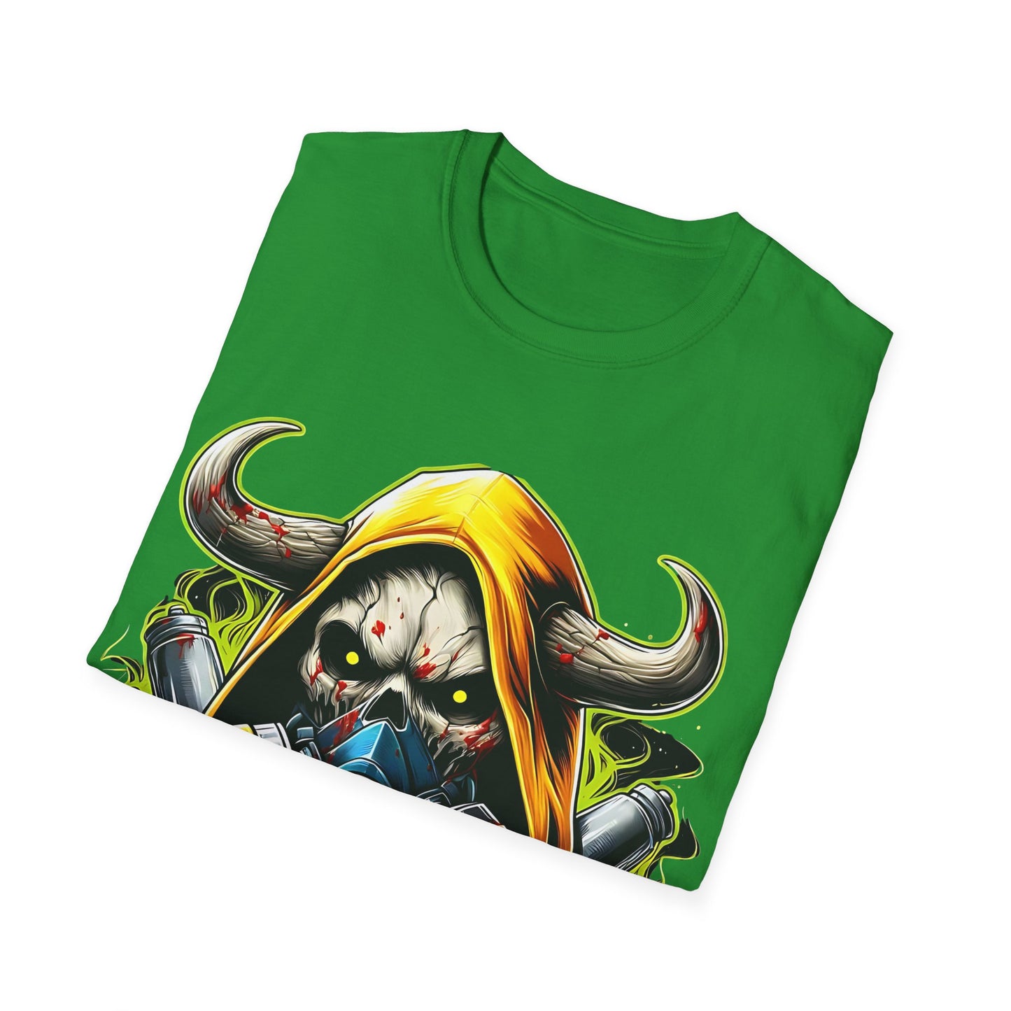 Urban Graphic Tee for Adrenaline Seekers, Cool Casual Wear, Street Style T-Shirt, Colorful Art Shirt, Gift for Gamers