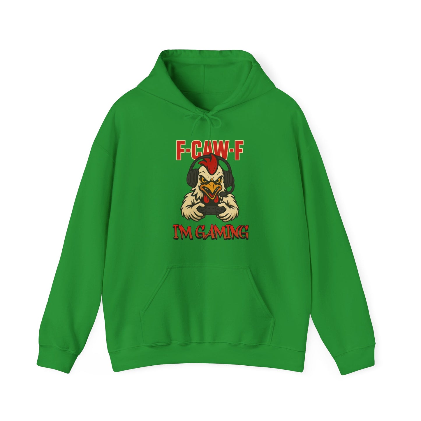 Gaming-Inspired Unisex Hoodie, F-Caw-F Design