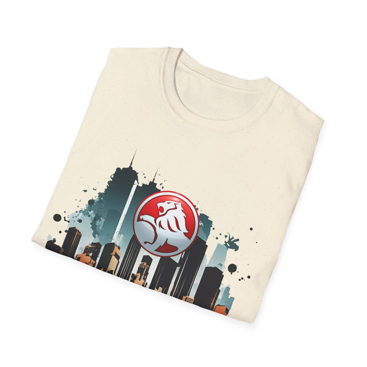 red hsv commodore garage style unisex soft tee