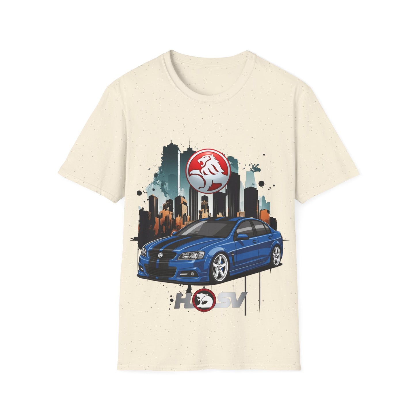 hsv commodore blue unisex tee garage urban style t shirt